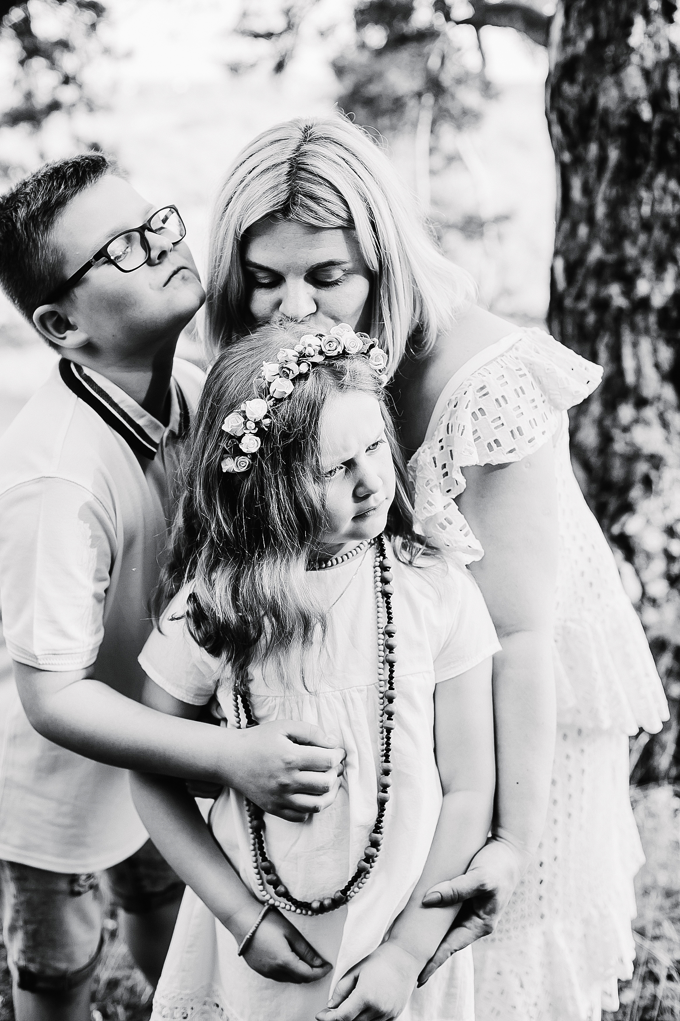 Ольга и ее прекрасные детки. Летне-природная прогулка. Фотограф Полина Егорова город Тюмень