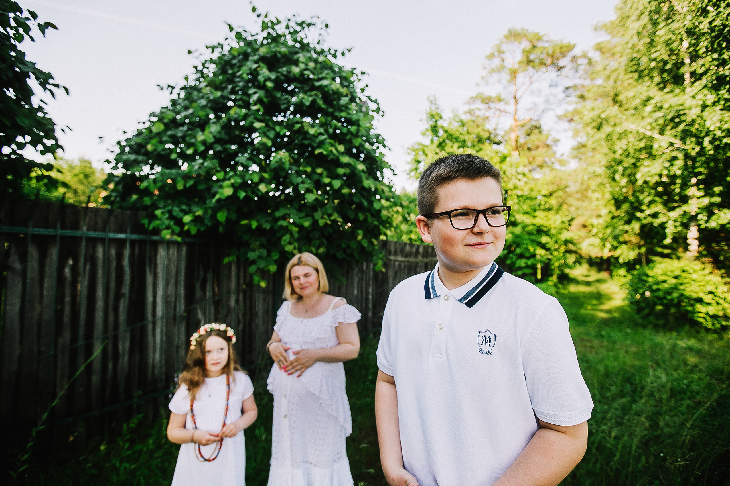 Ольга и ее прекрасные детки. Летне-природная прогулка. Фотограф Полина Егорова город Тюмень