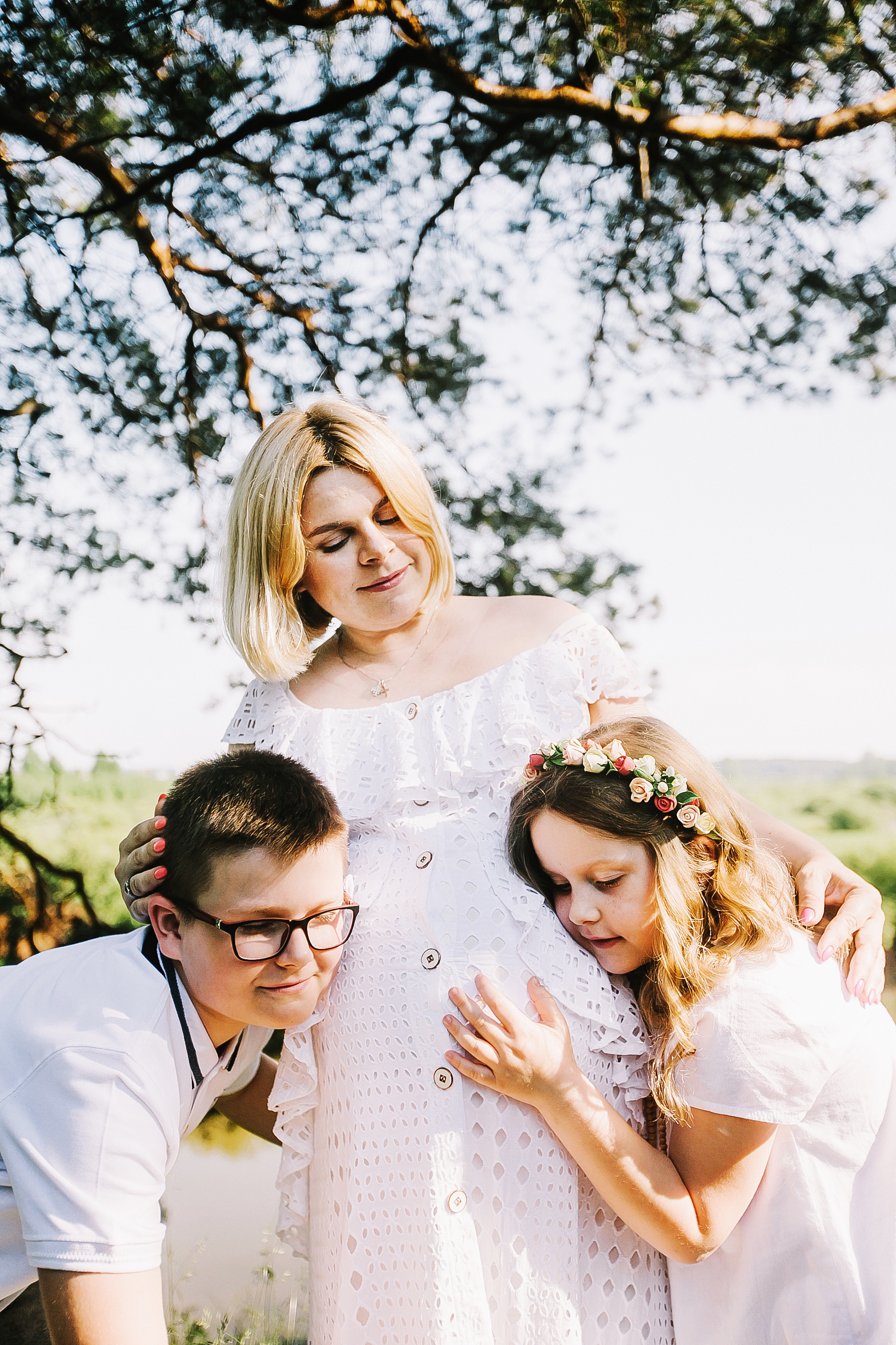 Ольга и ее прекрасные детки. Летне-природная прогулка. Фотограф Полина Егорова город Тюмень