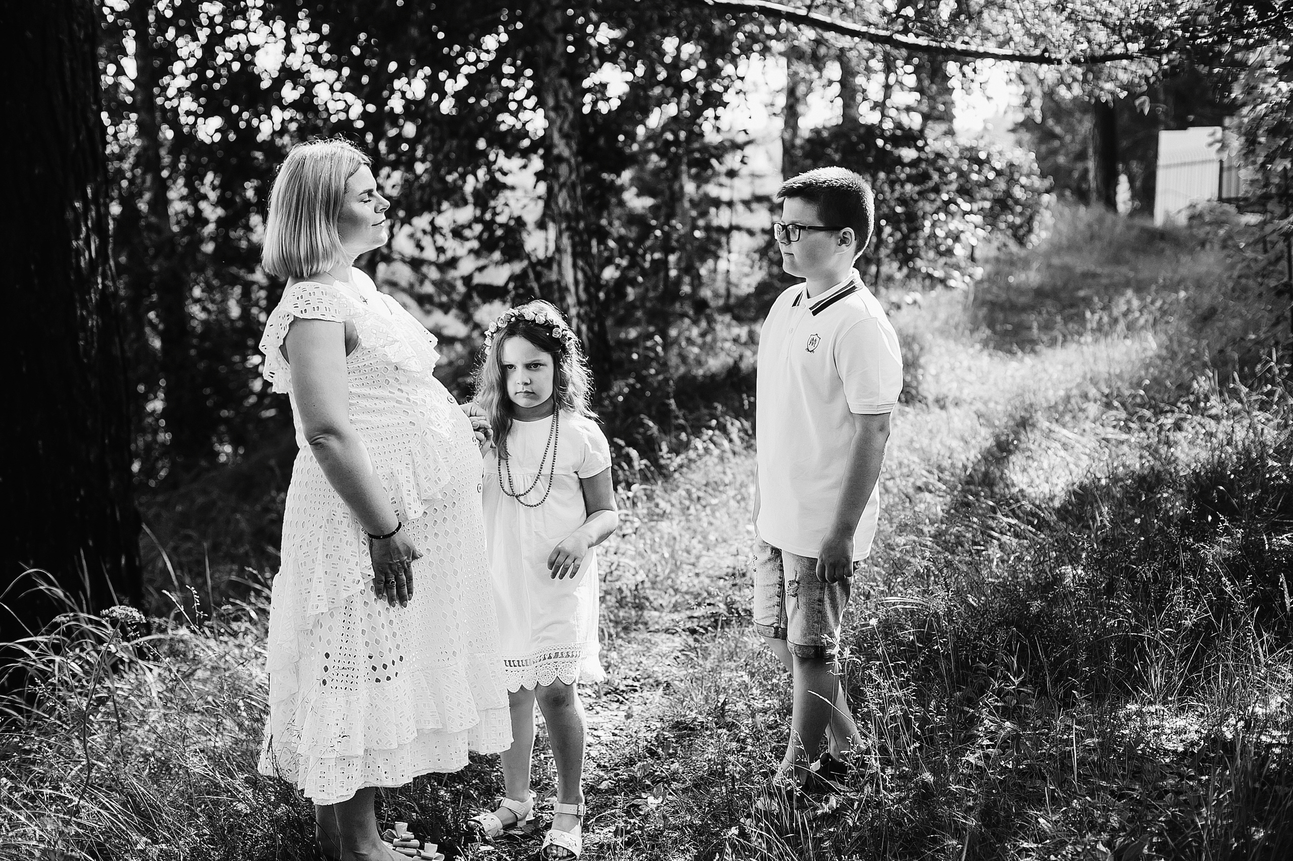 Ольга и ее прекрасные детки. Летне-природная прогулка. Фотограф Полина Егорова город Тюмень