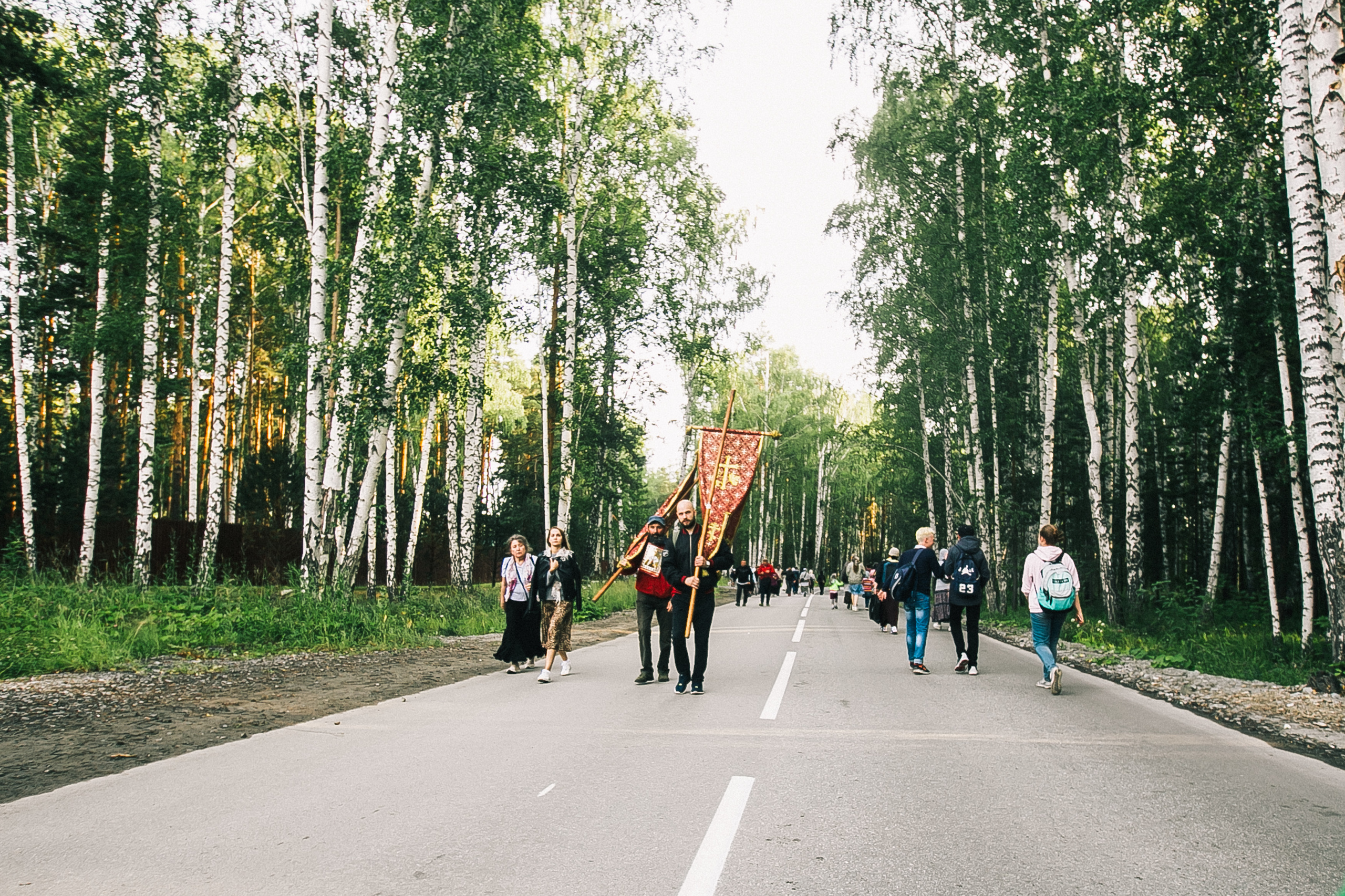 Царский Крестный ход 2019. Храм на крови-Ганина Яма. Фотограф Полина Егорова город Тюмень