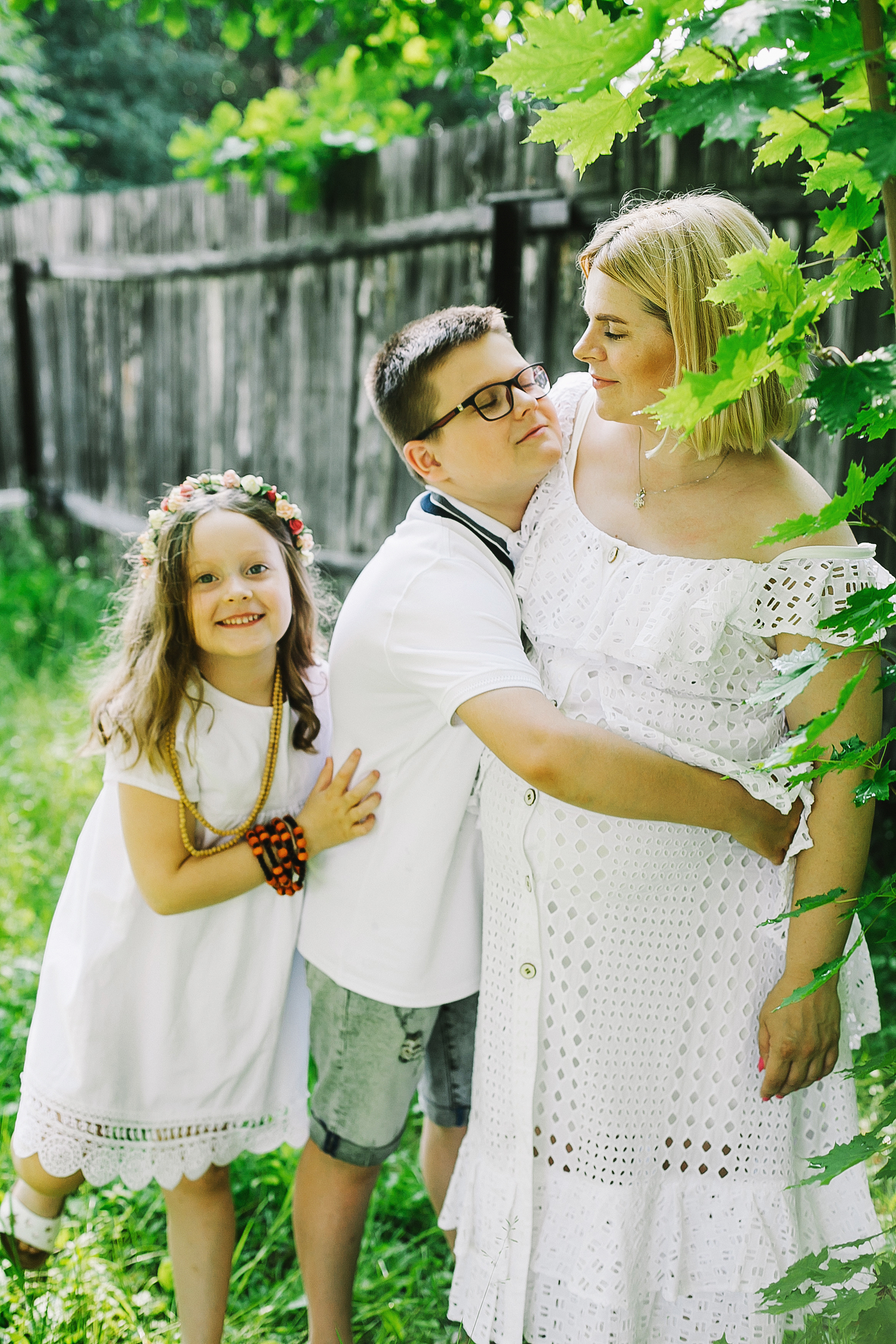 Ольга и ее прекрасные детки. Летне-природная прогулка. Фотограф Полина Егорова город Тюмень