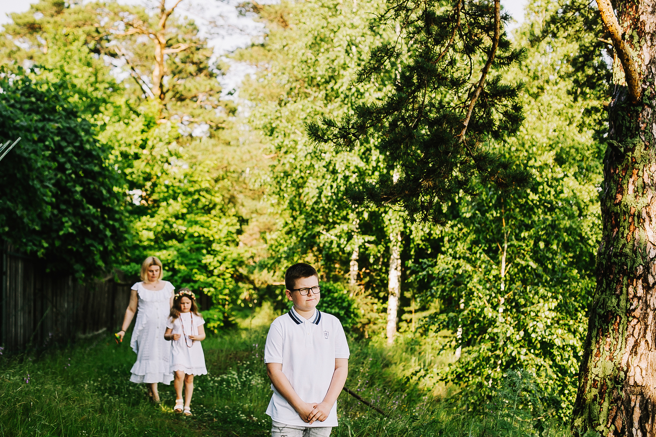 Ольга и ее прекрасные детки. Летне-природная прогулка. Фотограф Полина Егорова город Тюмень