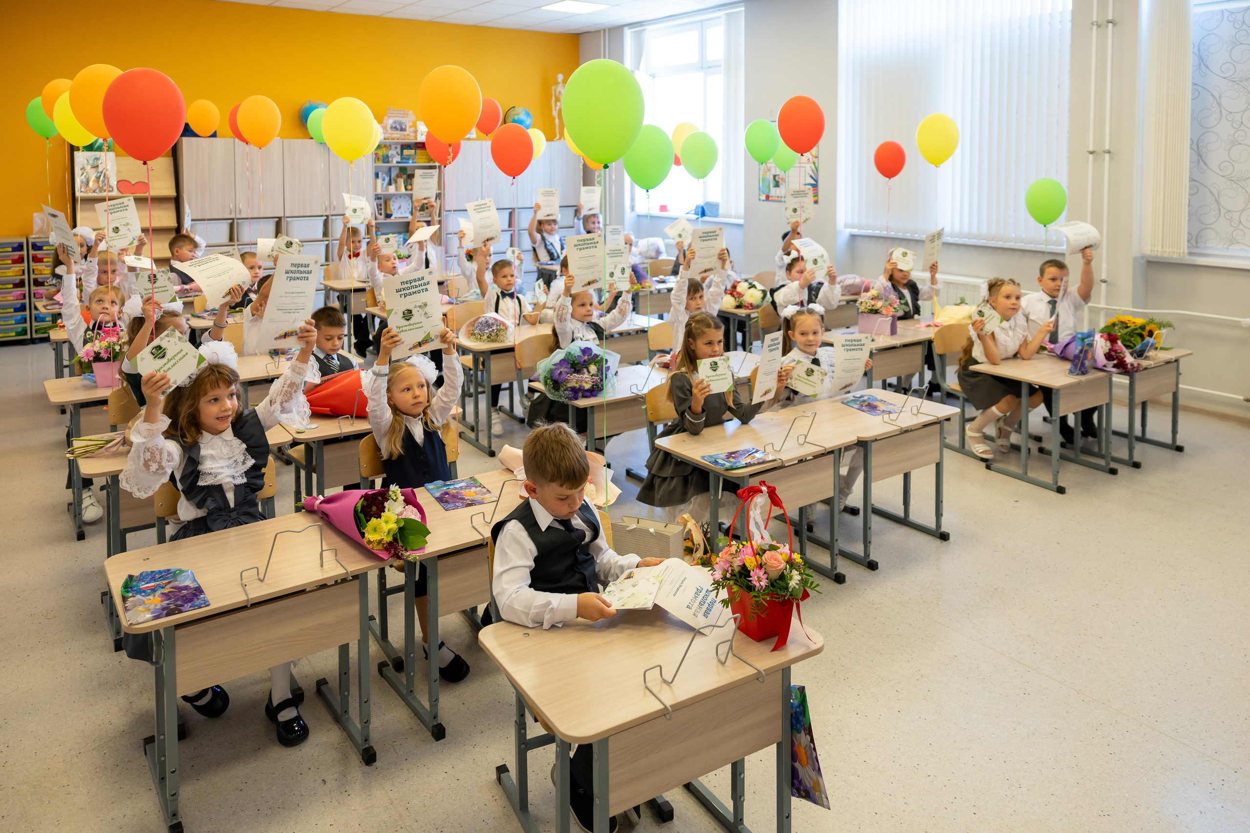 Первый раз в первый класс (репортажная съемка). Фотограф в Серпухове Наталья Руденко