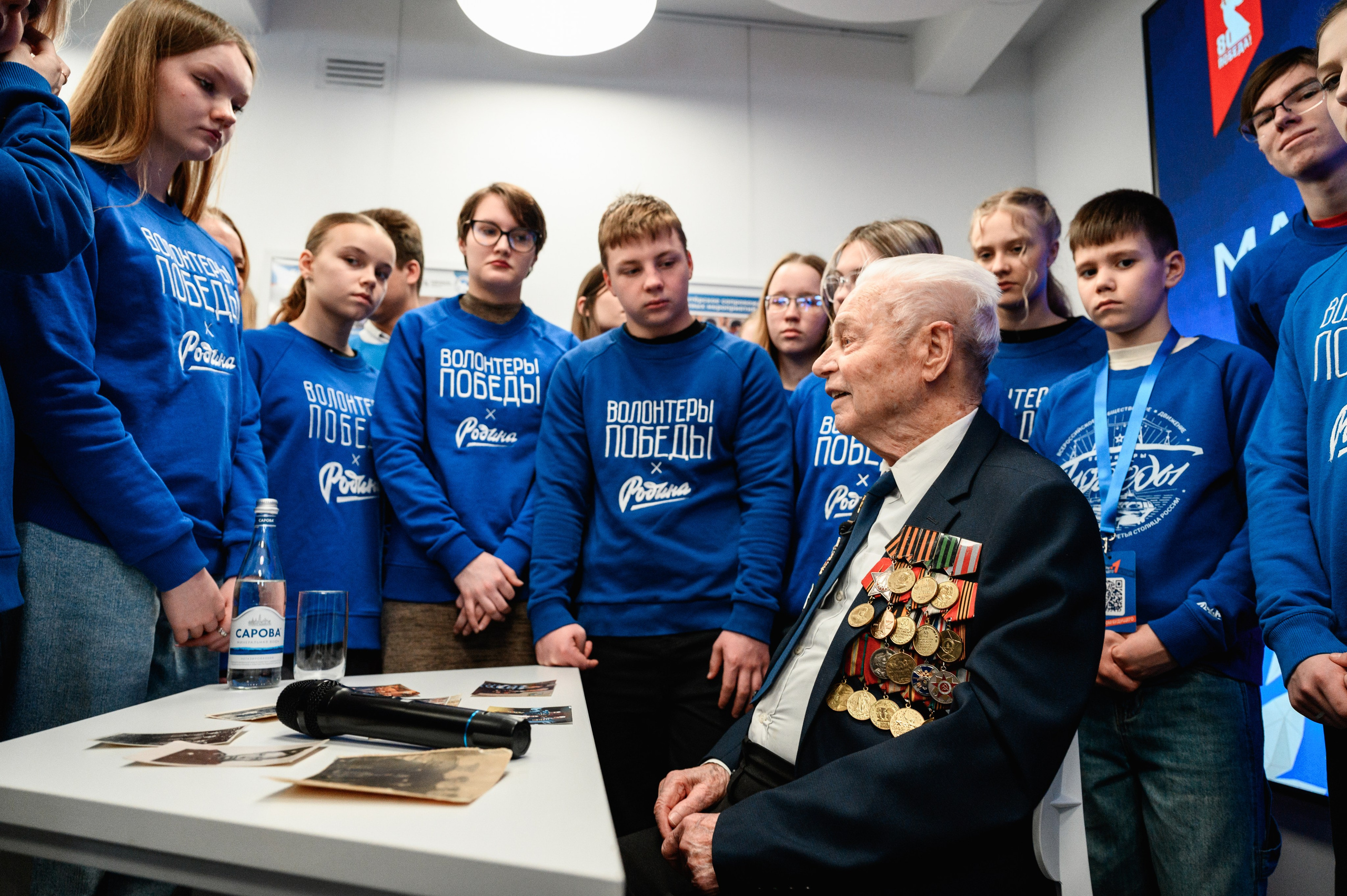 Встреча с ветераном. Фотограф Захваткин Роман