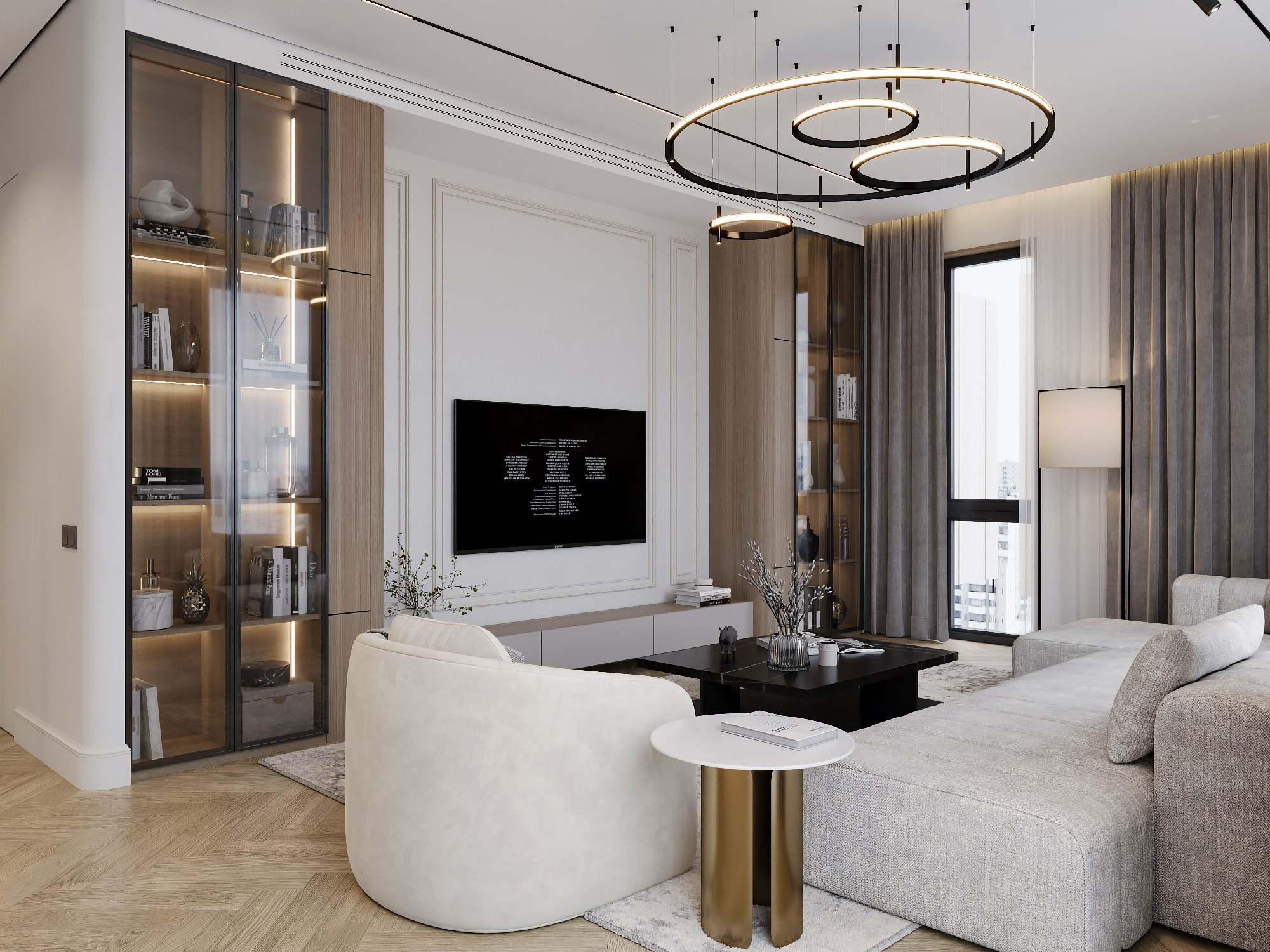 ЖК «RiverSide», 145 м². Room Design Studio