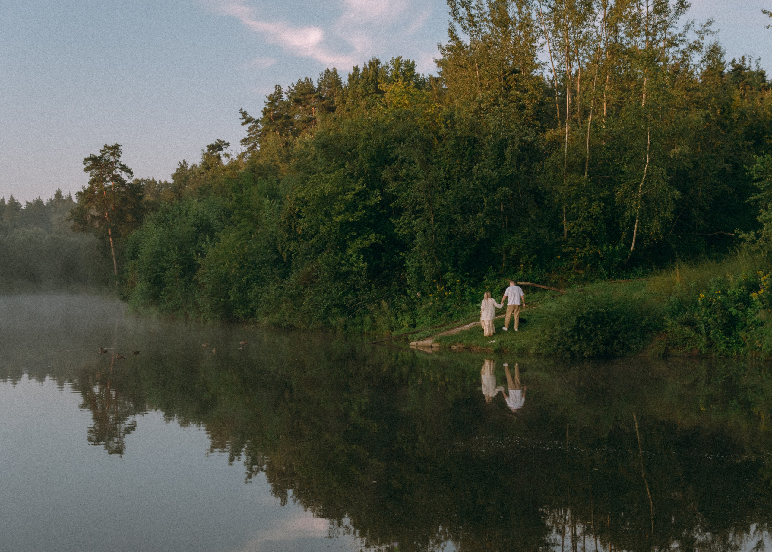 Оксана, Кирилл и Кеша. Фотограф-анималист Ксения Воробьева, Москва