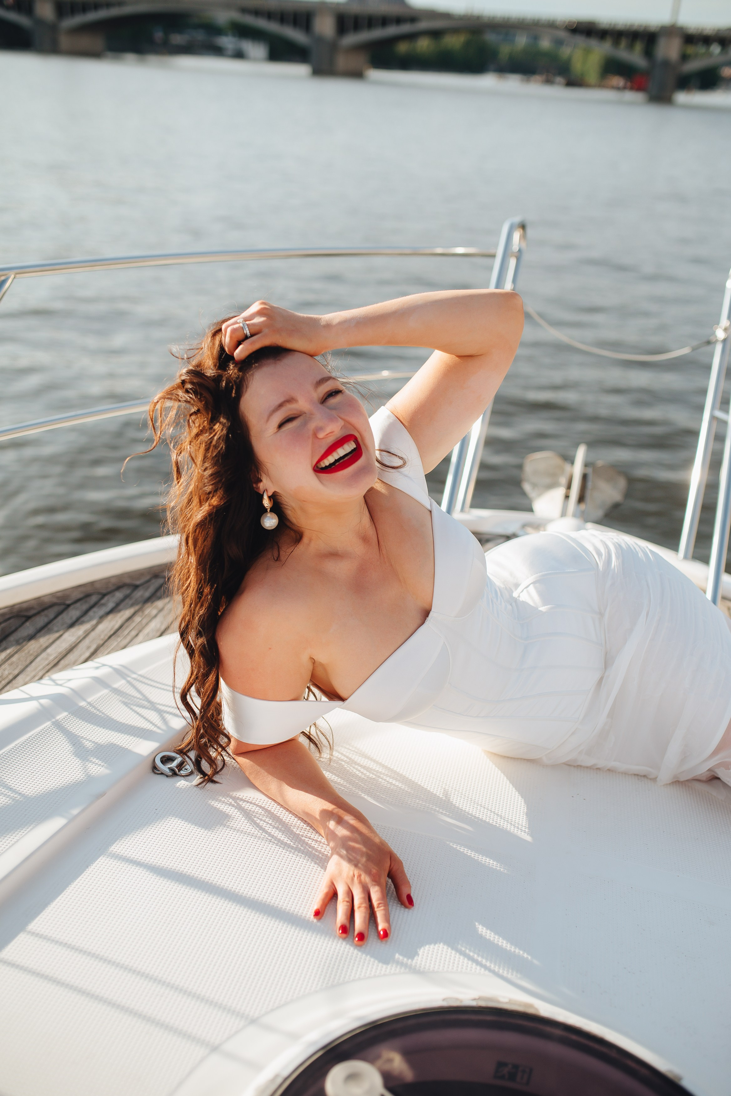Фотосессия на яхте. Фотограф Прага | Photographer Prague| Фотограф в Праге Яра Куркус