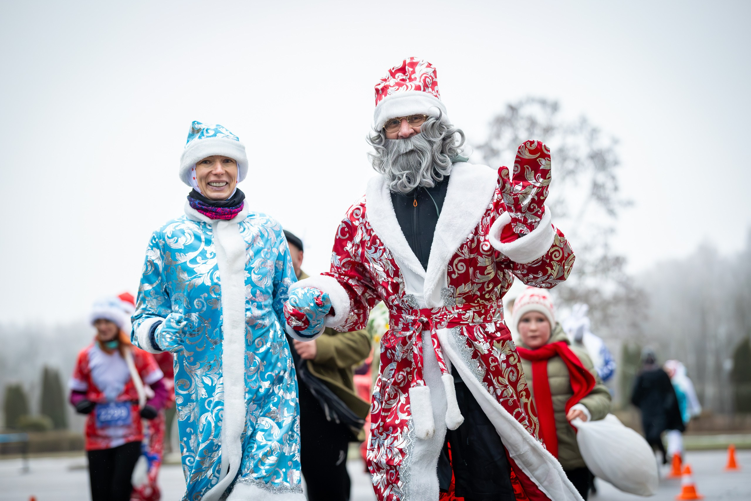 Забег Дедов Морозов!. Свадебная фотосъёмка в Москве, Туле