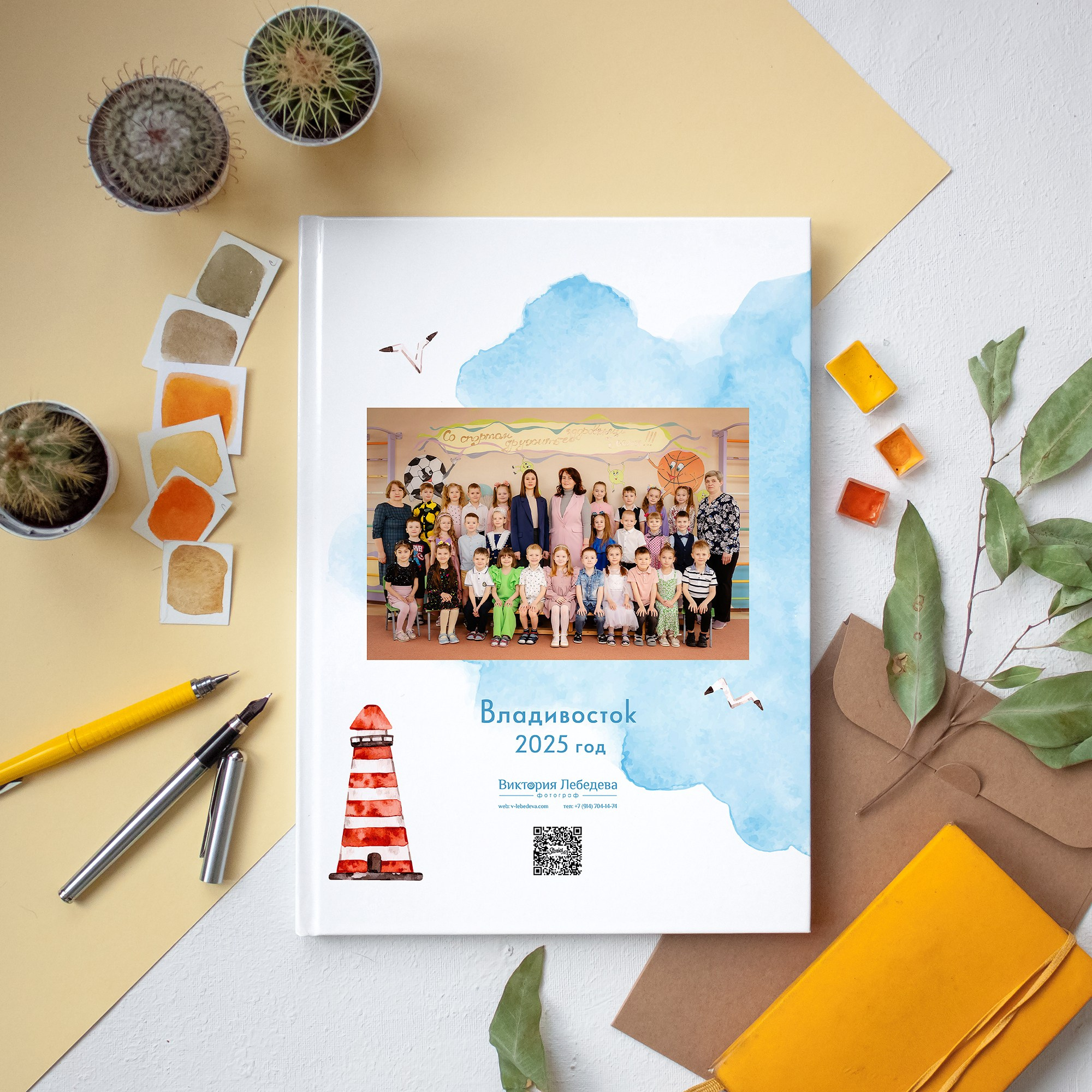 Дизайн альбомов Детский сад. Детский и Школьный фотограф во Владивостоке. Выпускные альбомы