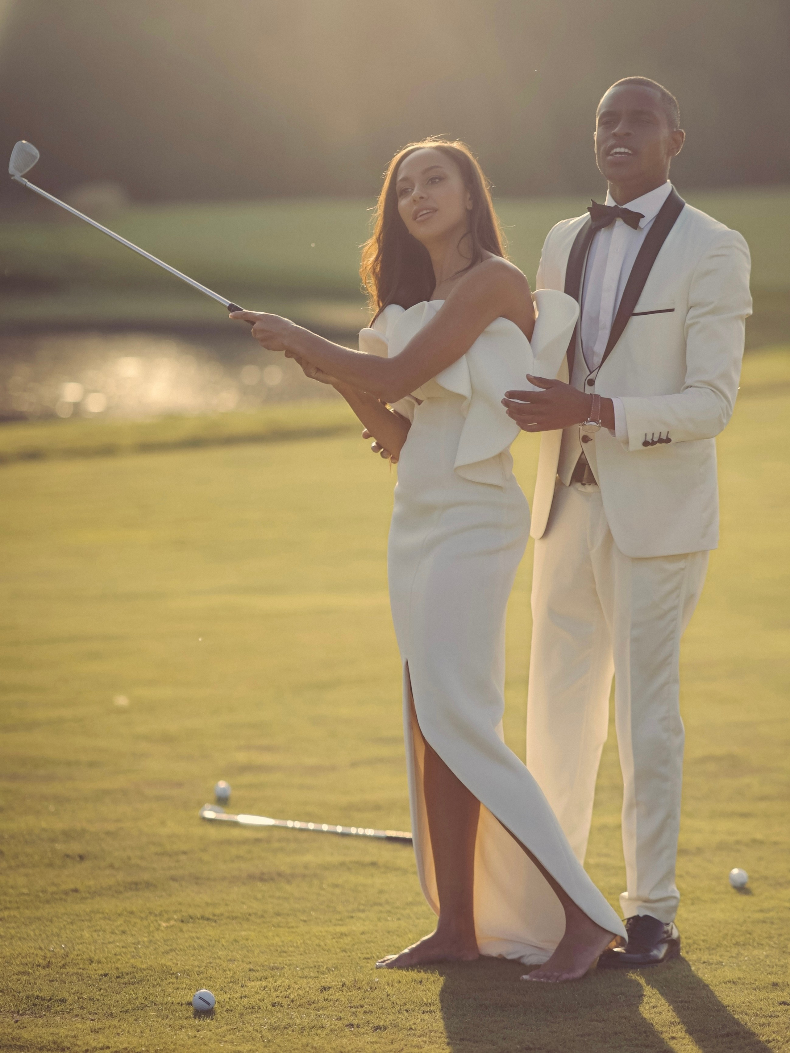 Golfing. VICTORIA KRASILNIKOVA