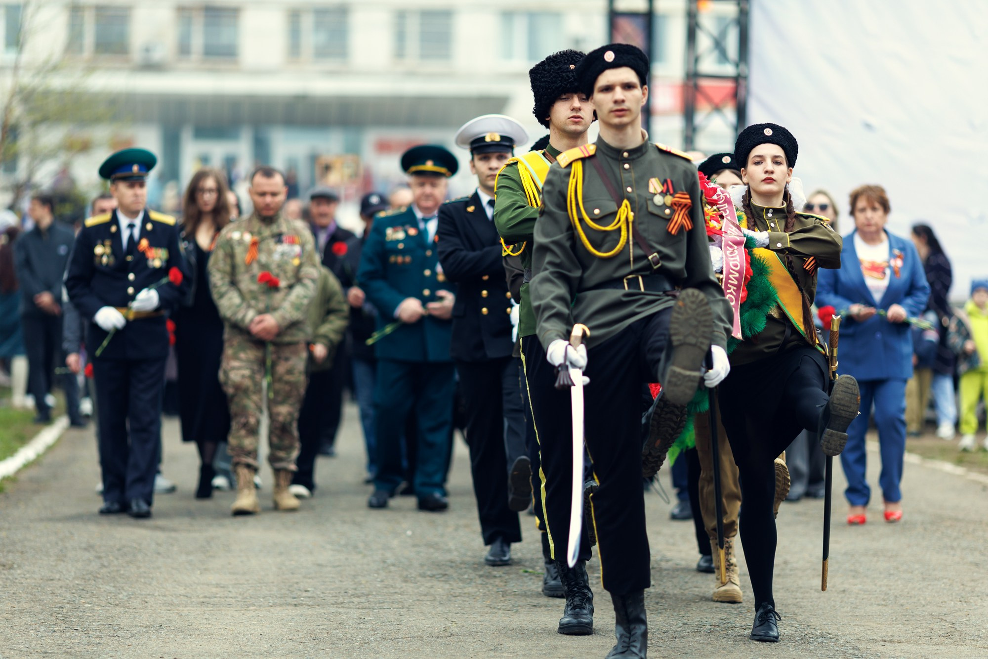 Празднование 80-летия победы над фашизмом. Славянка. Приморский край. Андрей Кровлин — фотограф в Славянке