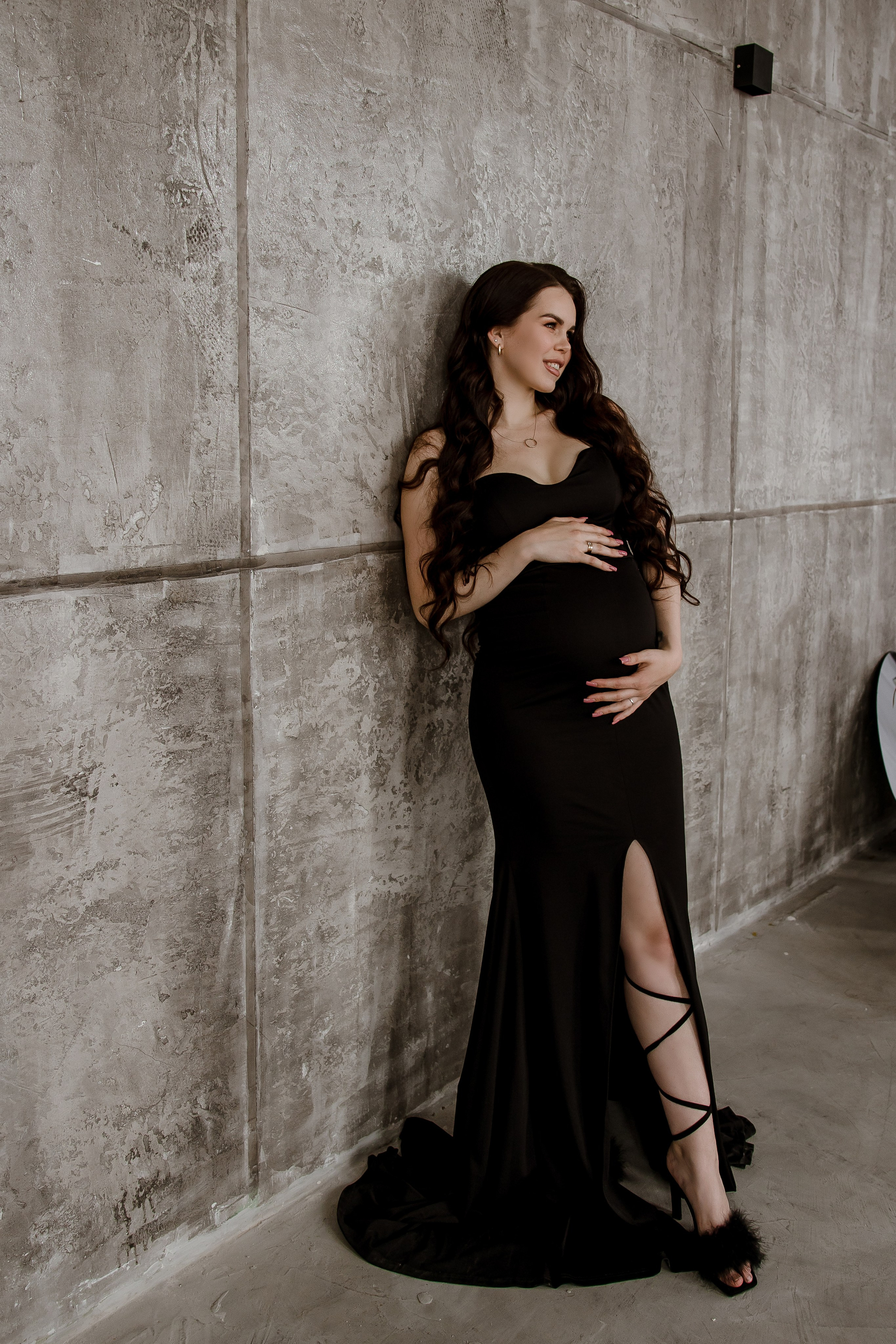 Фотосессия беременной девушки в фотостудии. Свадебный и семейный фотограф в Самаре и Тольятти | Елена Топанцева