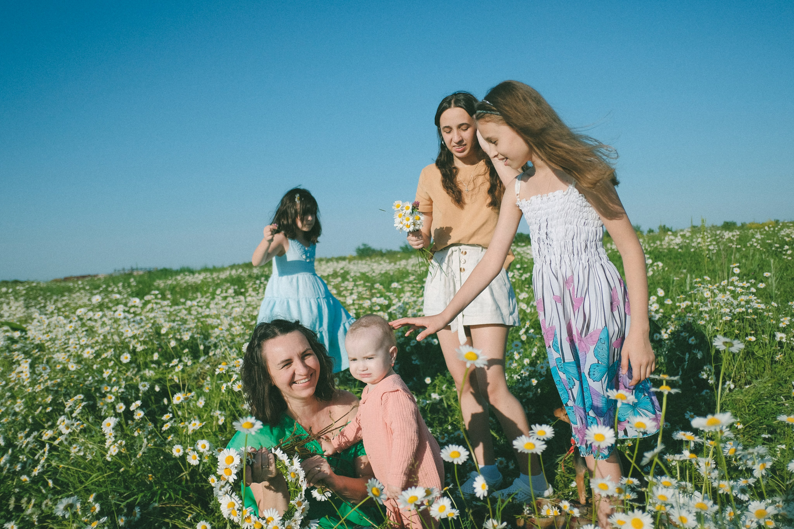 Ждановы в ромашках. Женский и семейный фотограф в Краснодаре и крае Таня Мустафина