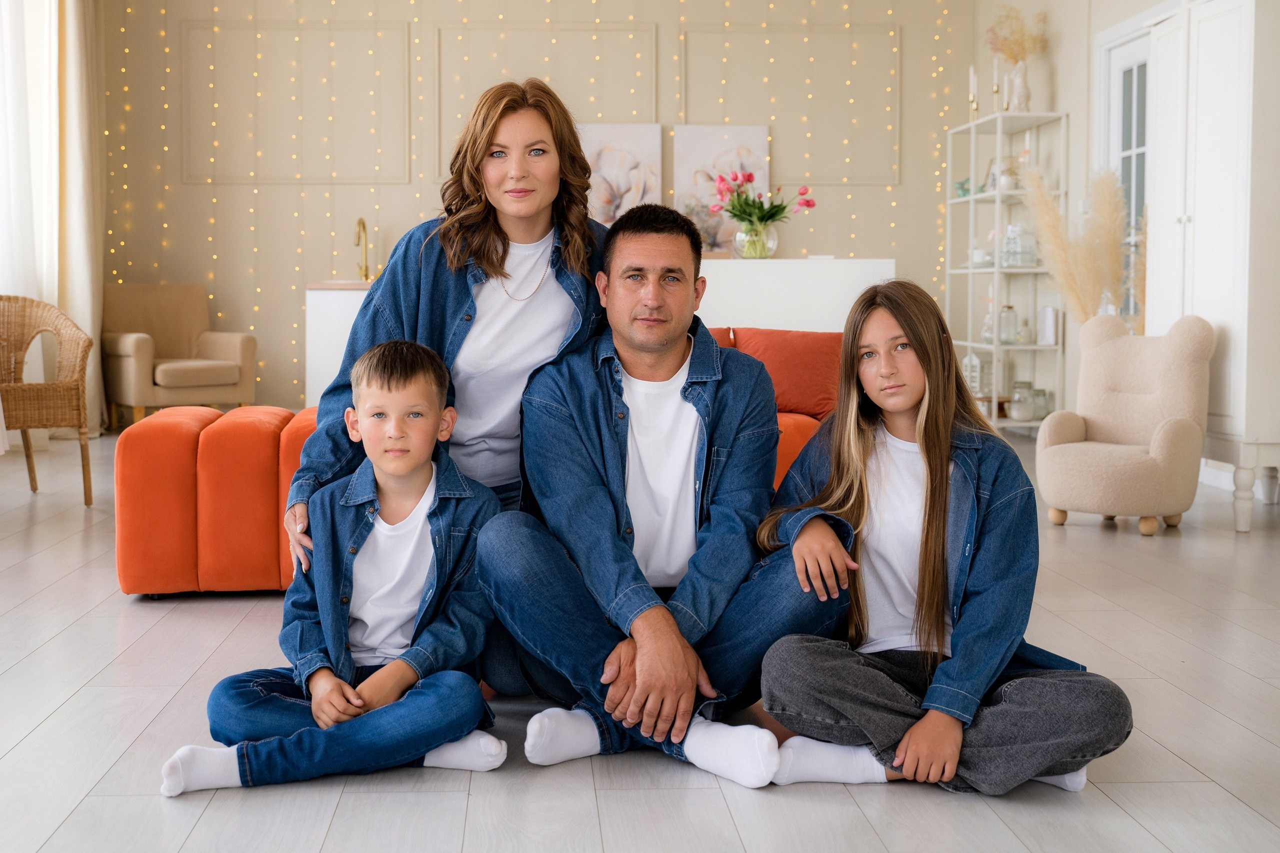 Семейная фотосессия ПАКЕТ СУПЕР ЛЮКС. Фотостудия Малина в городе Улан-Удэ. Фотограф Ирина Жарникова