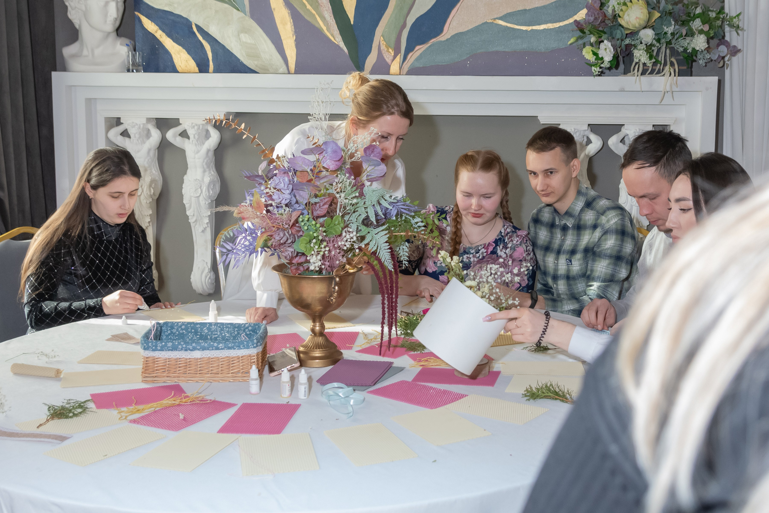 Свадебное чаепитие для молодоженов