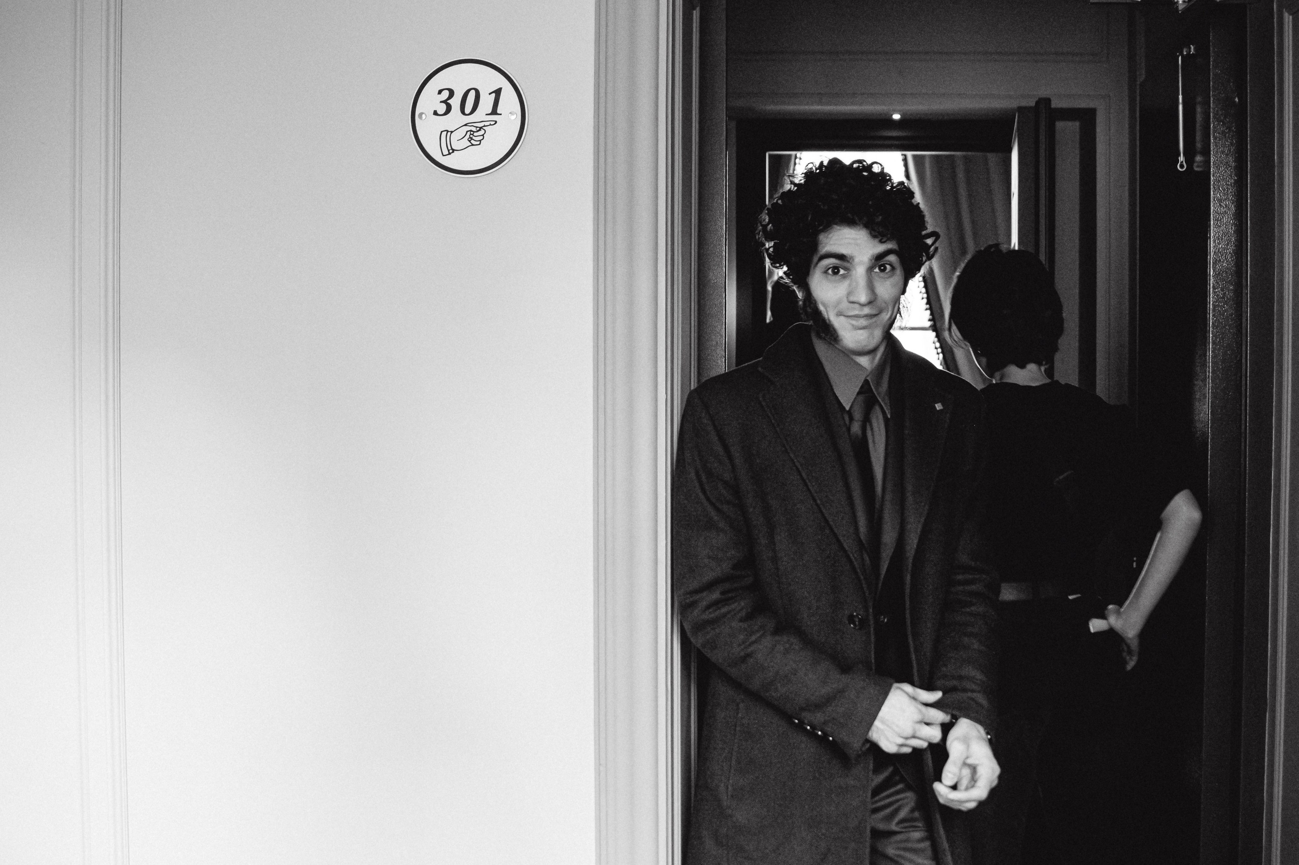 Пушкин в отеле «Оболенский». Съёмка ролика для конкурса. Портретный фотограф в Санкт-Петербурге Дмитриева Наталия