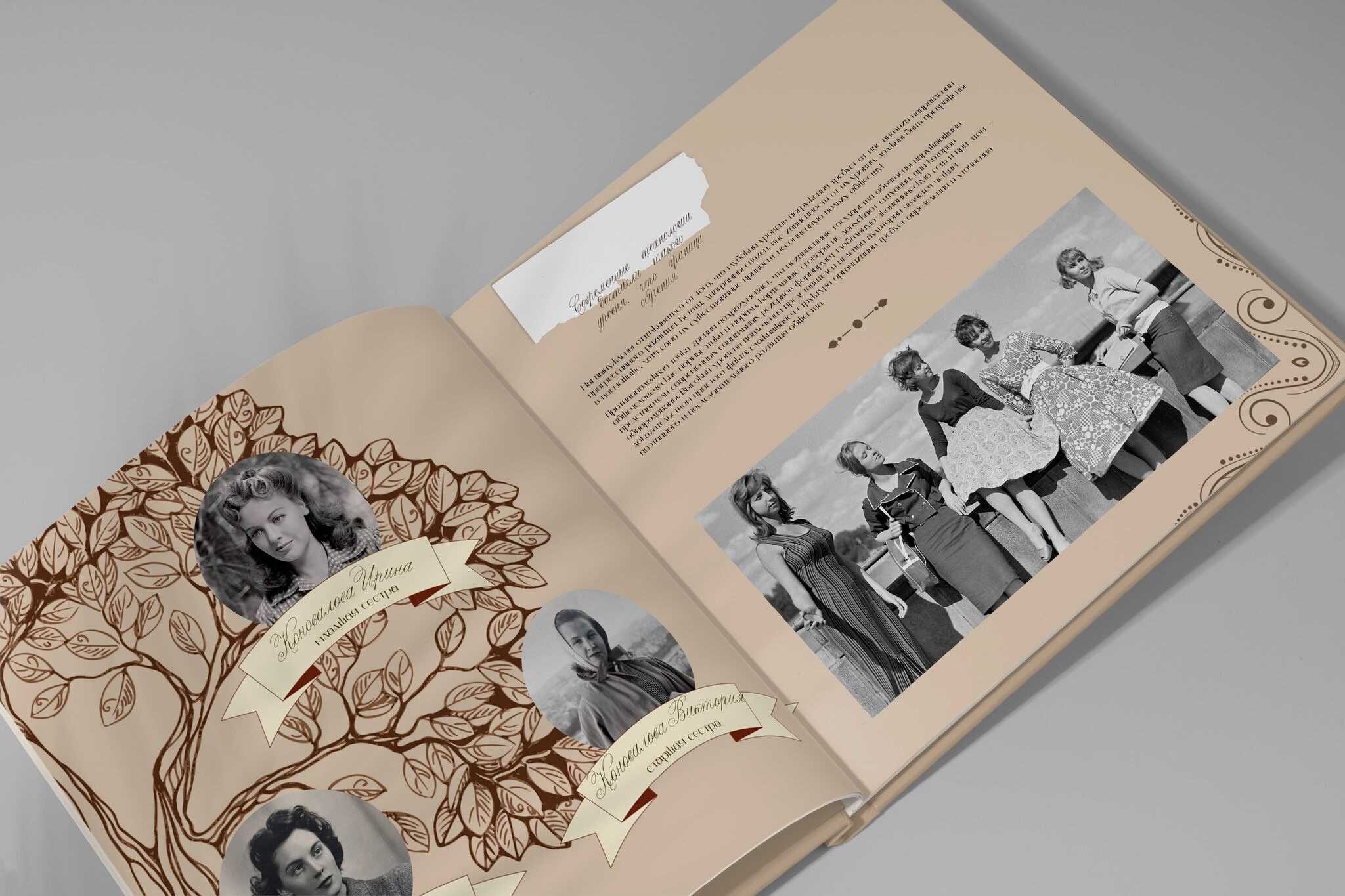 ДИЗАЙН «Семейное дерево». Medlori fotobook Выпускные альбомы в Липецке Лариса Медведева