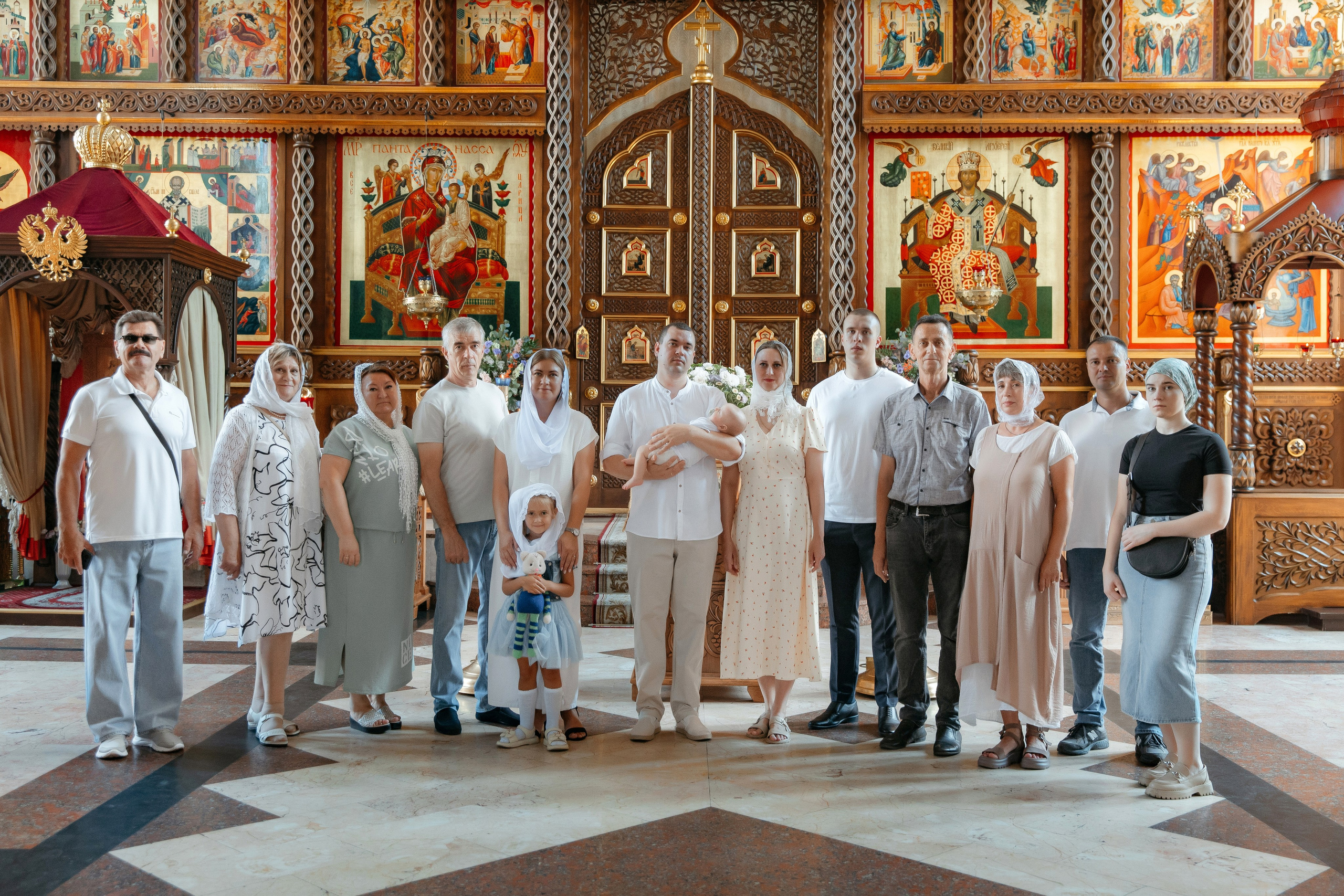 Таинство Крещения Михаила. Свадебный и Семейный Фотограф в Краснодаре