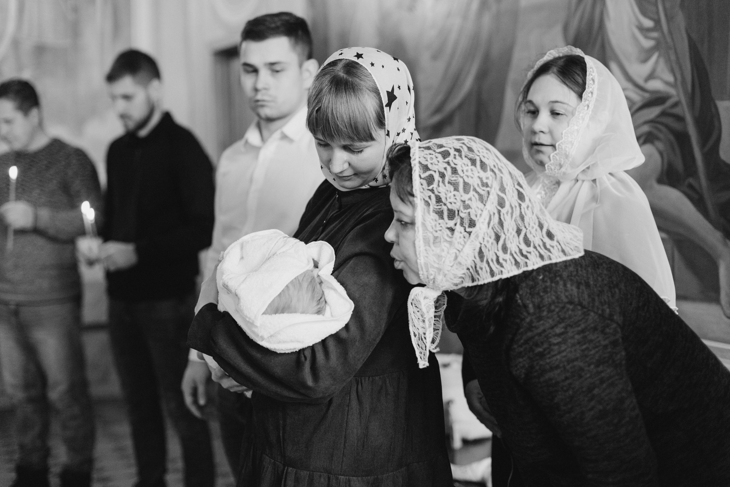 Крещение в Храме Знамения Божией Матери и свв. Жён-Мироносиц. Свадебный и семейный фотограф в Нижнем Новгороде Екатерина Наймарк