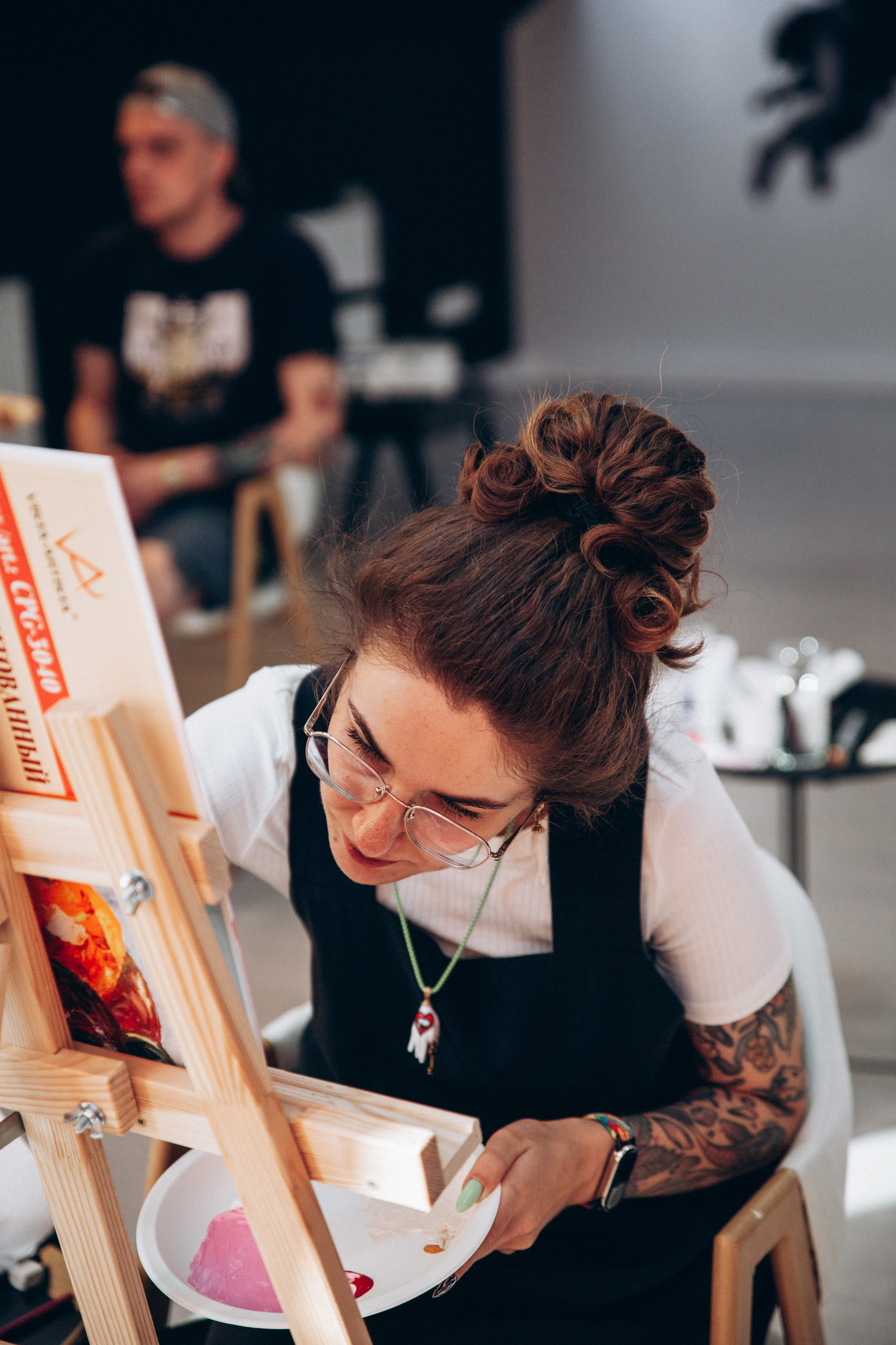 Мастер-класс по живописи. Преподаватель Анна К-К. Репортажный и детский фотограф в Минске