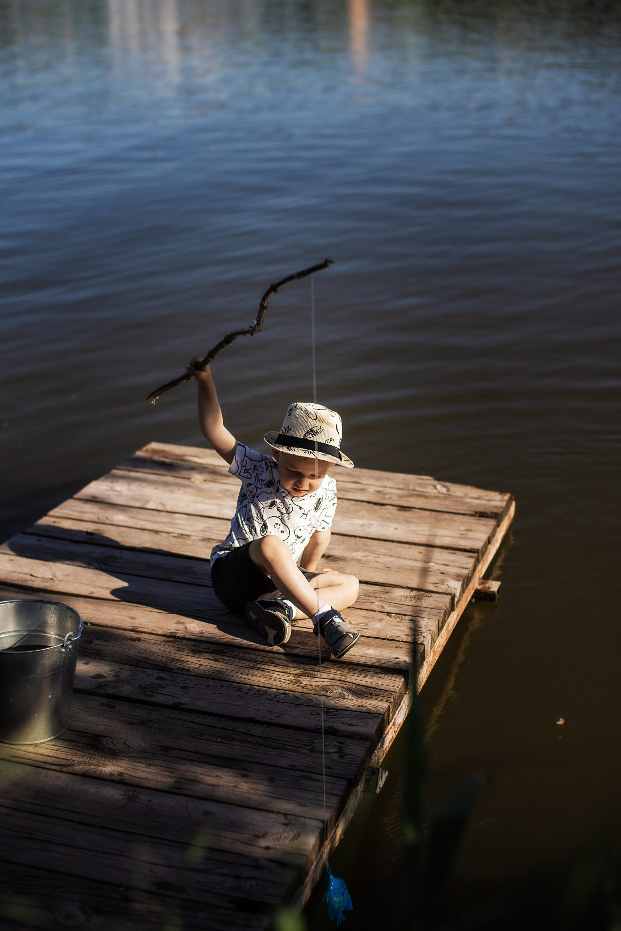 На рыбалке. Семейный фотограф в Саратове