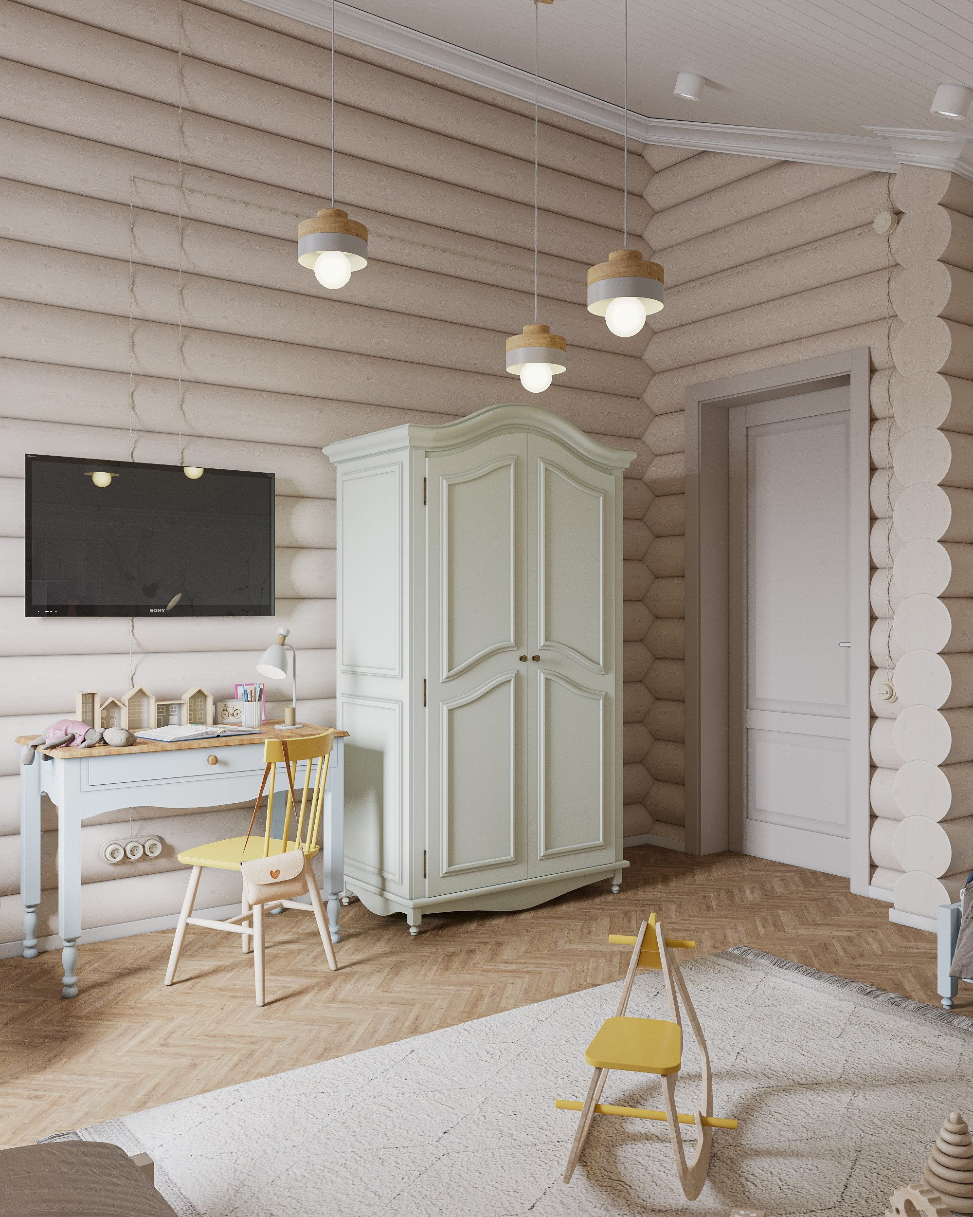 Дом из бревна