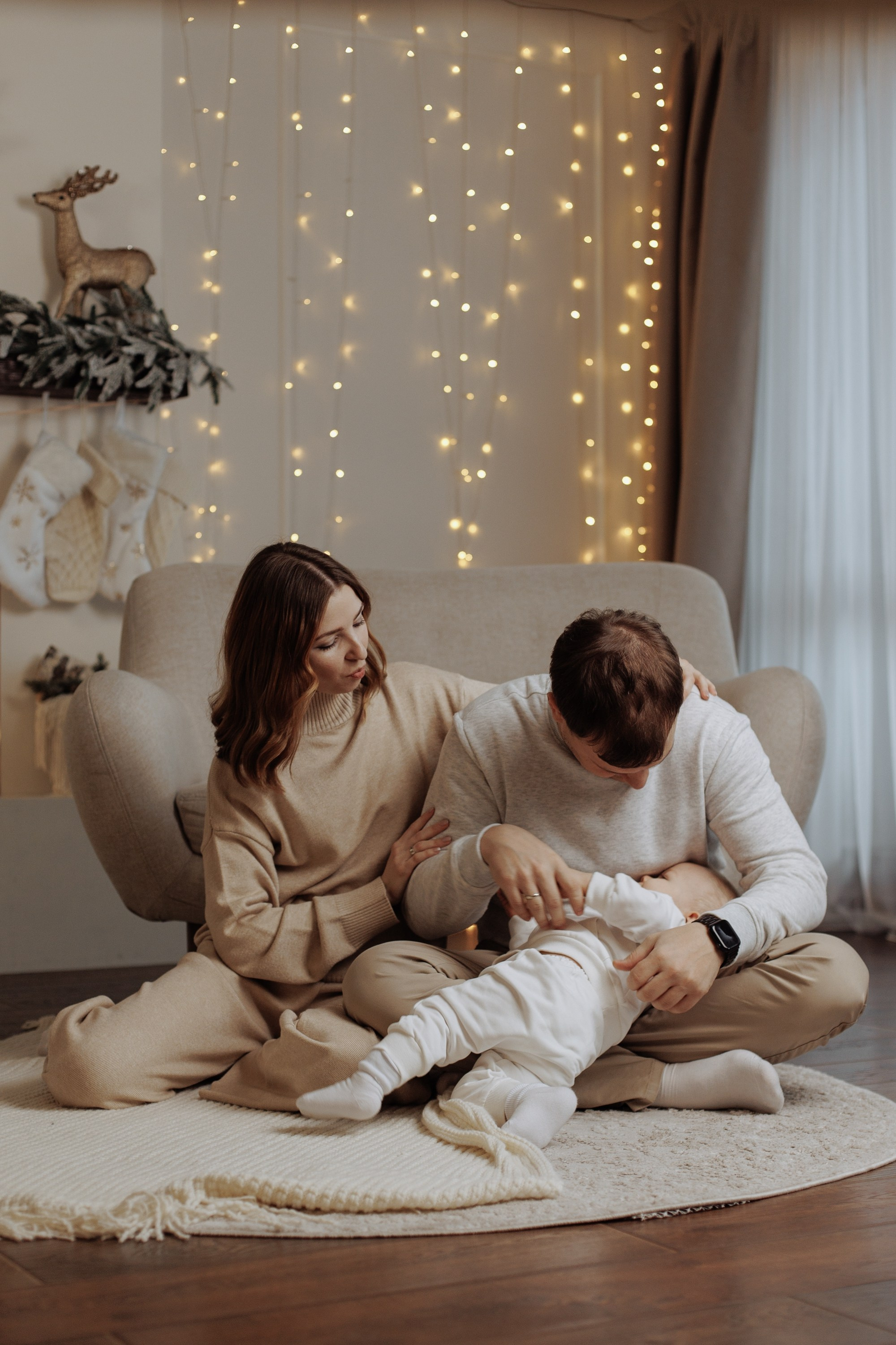 Семейная фотосессия «студия». Свадебный фотограф