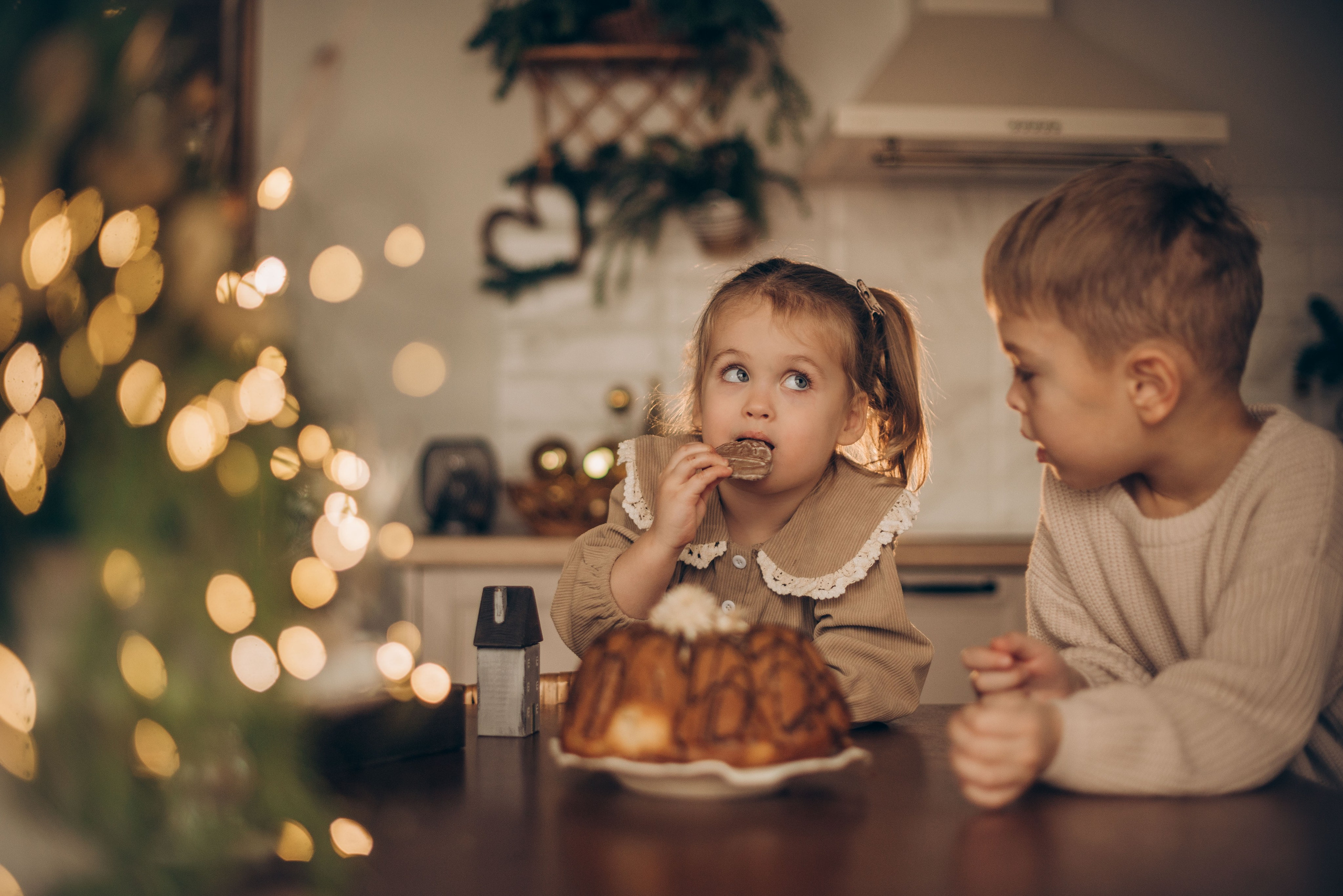 Семейная новогодняя фотосессия в студии. Семейный фотограф в Домодедово и Москве Елена Пичугина