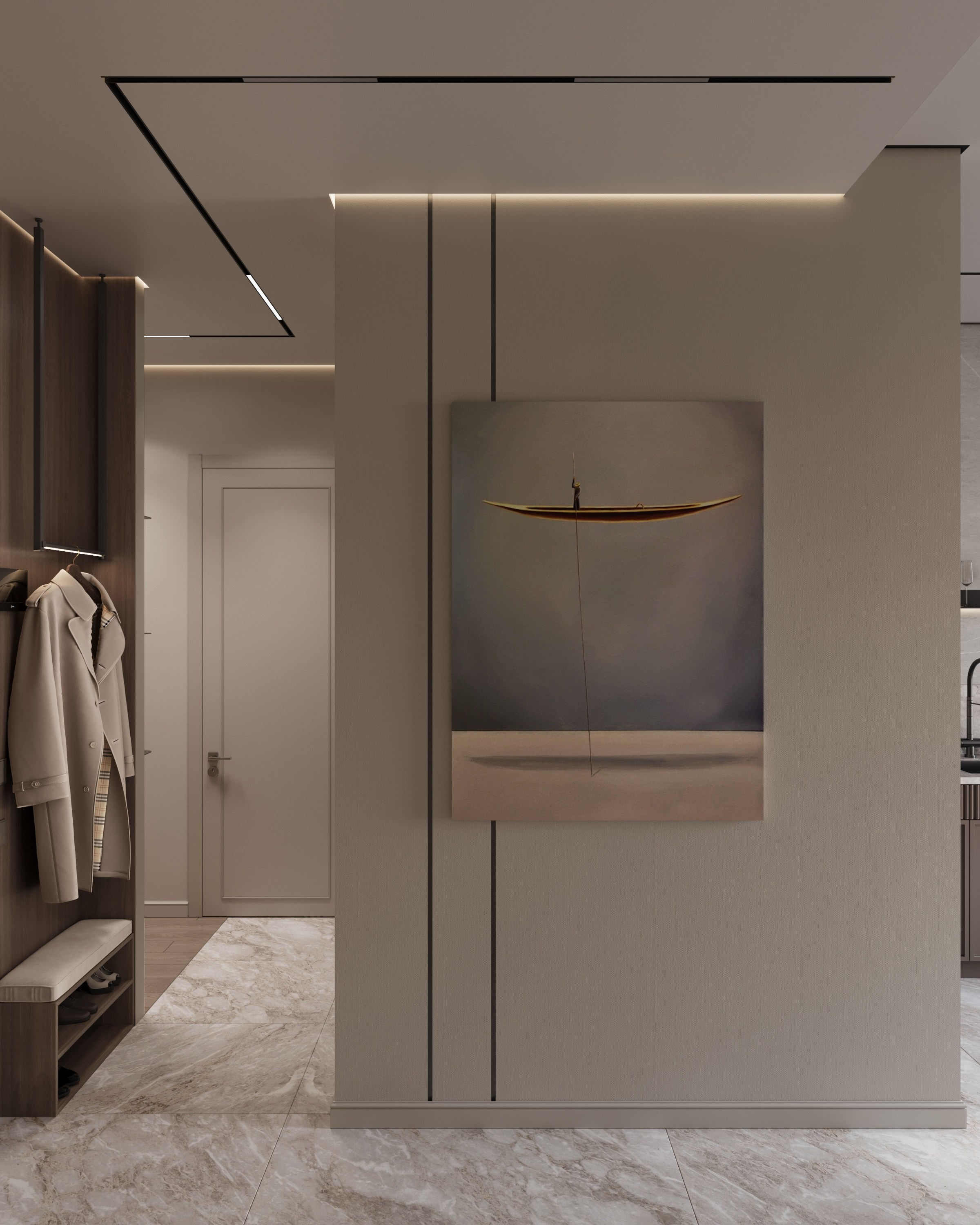 ЖК «Режиссер» | 60 m². Екатерина Коренева | 3d визуализация