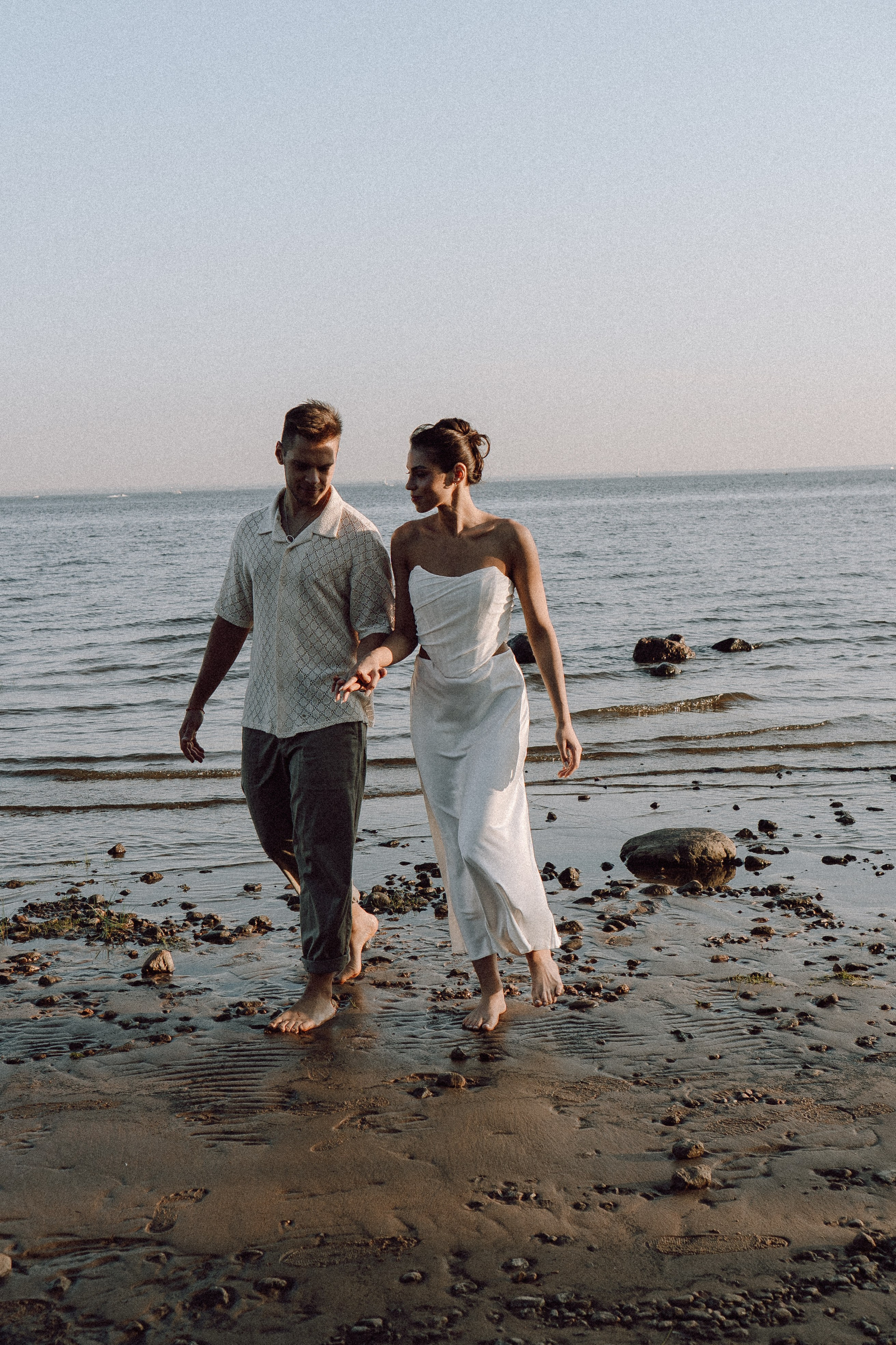 СВАДЕБНАЯ ФОТОСЕССИЯ ВЫЕЗДНОЙ ЦЕРЕМОНИИ (ФИНСКИЙ ЗАЛИВ). Профессиональный фотограф, Санкт-Петербург — Виктория Богомолова