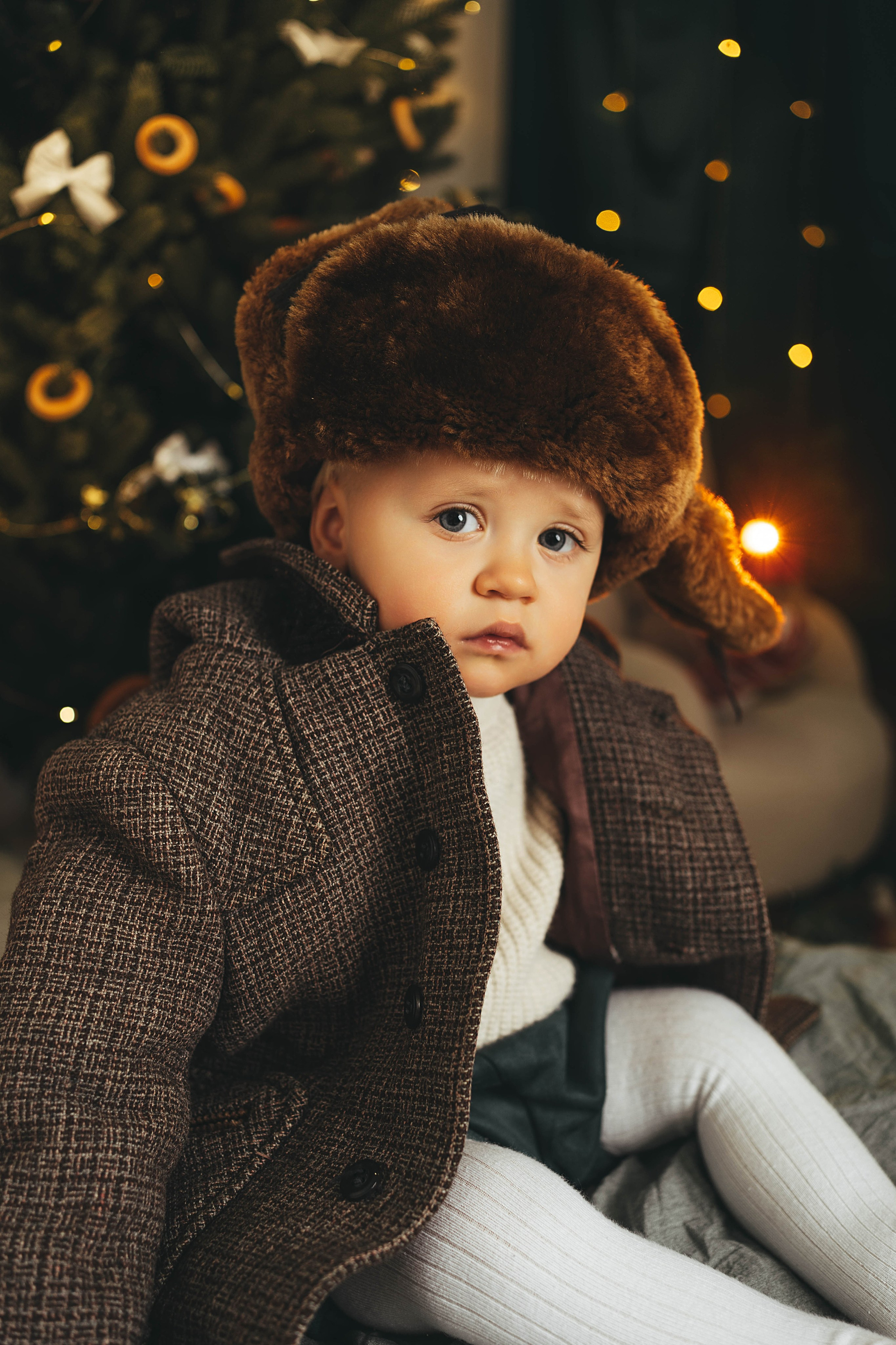Новогодний фотопроект для малышей 2026. Семейный и детский фотограф новорожденных Ульяновск