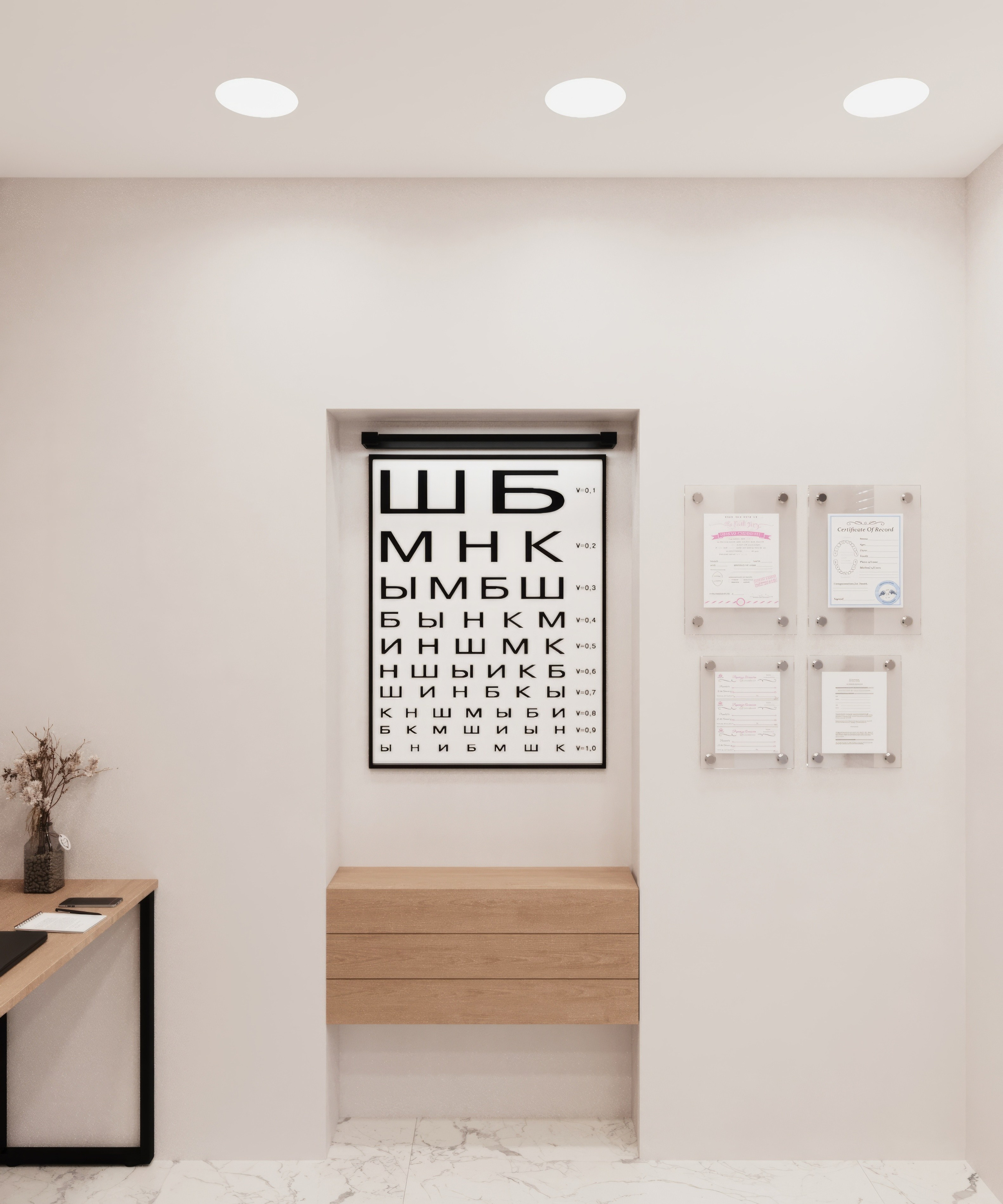 Магазин оптики «Орион». Мансур Гусейнов дизайнер интерьеров г. Махачкала