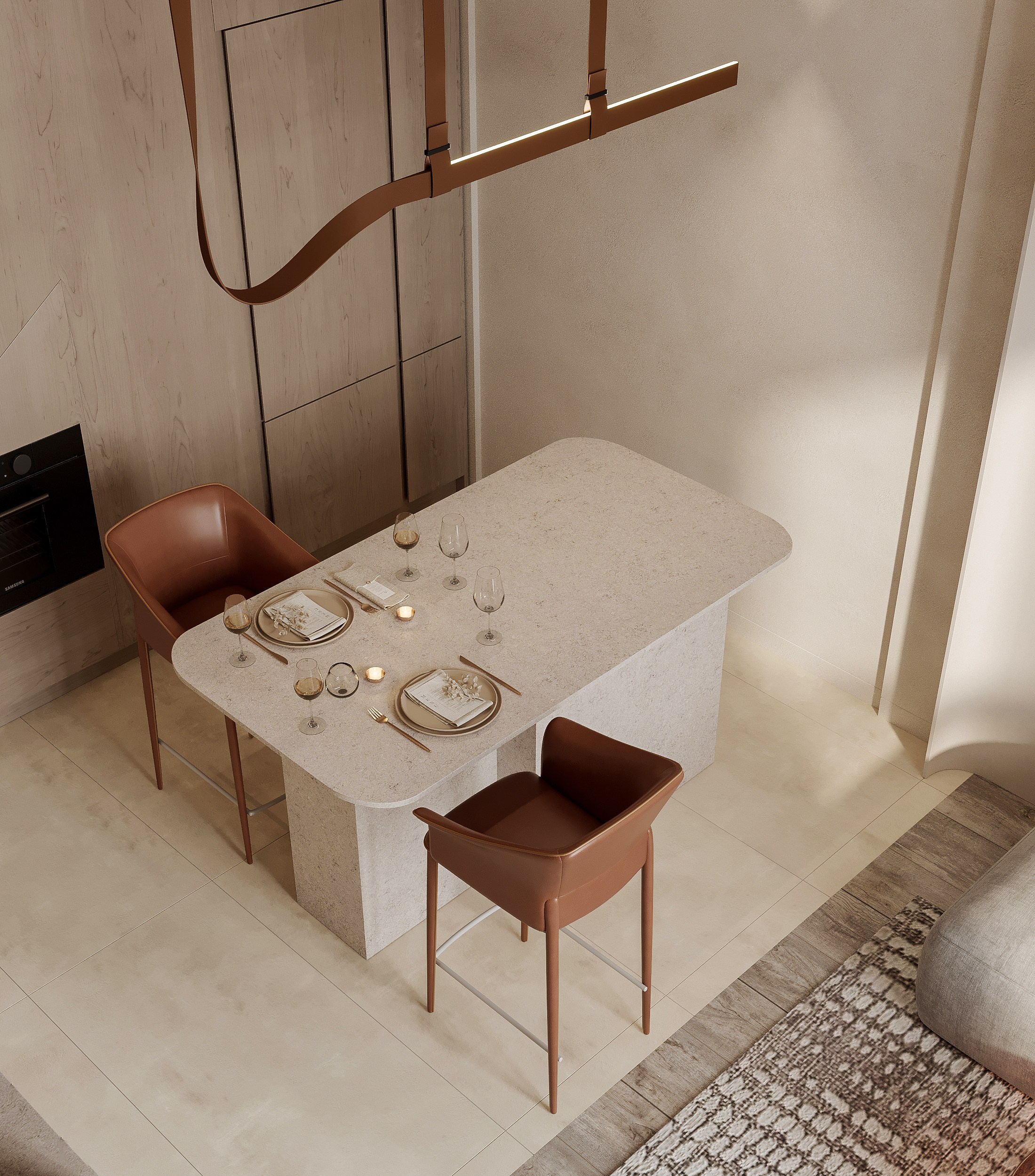 Двухуровневая квартира в Лайково. 3D визуализатор в Москве Сердюк Владислав