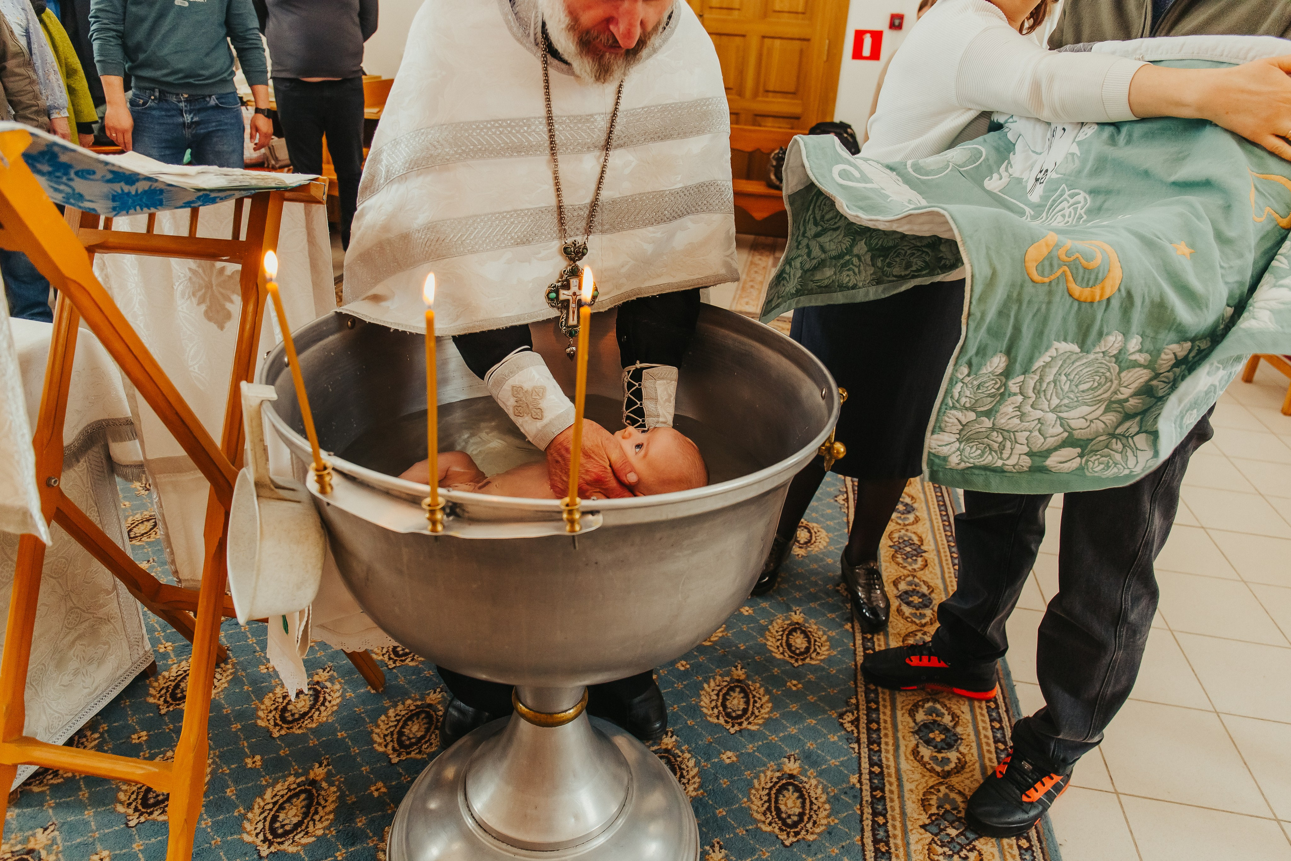 Фотосъемка крещения ребенка. Фотограф новорожденных и детский в Сергиевом Посаде Кругликова Юлия
