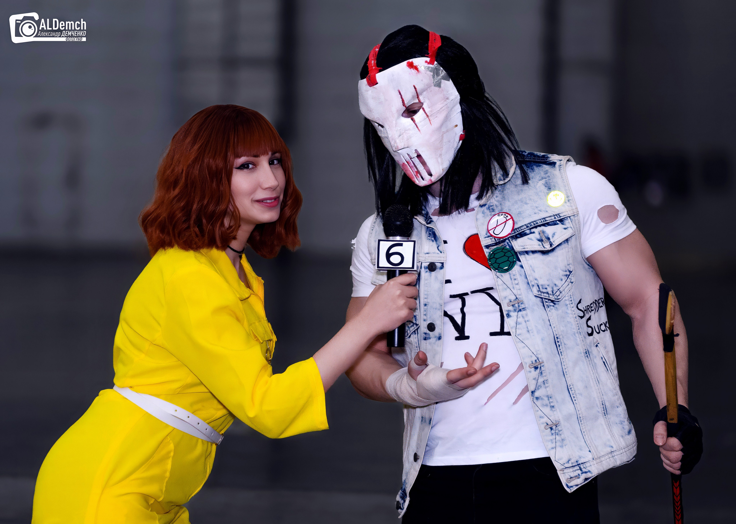 Эйприл О’Нил и Кейси Джонс из Черепашек-ниндзя косплей