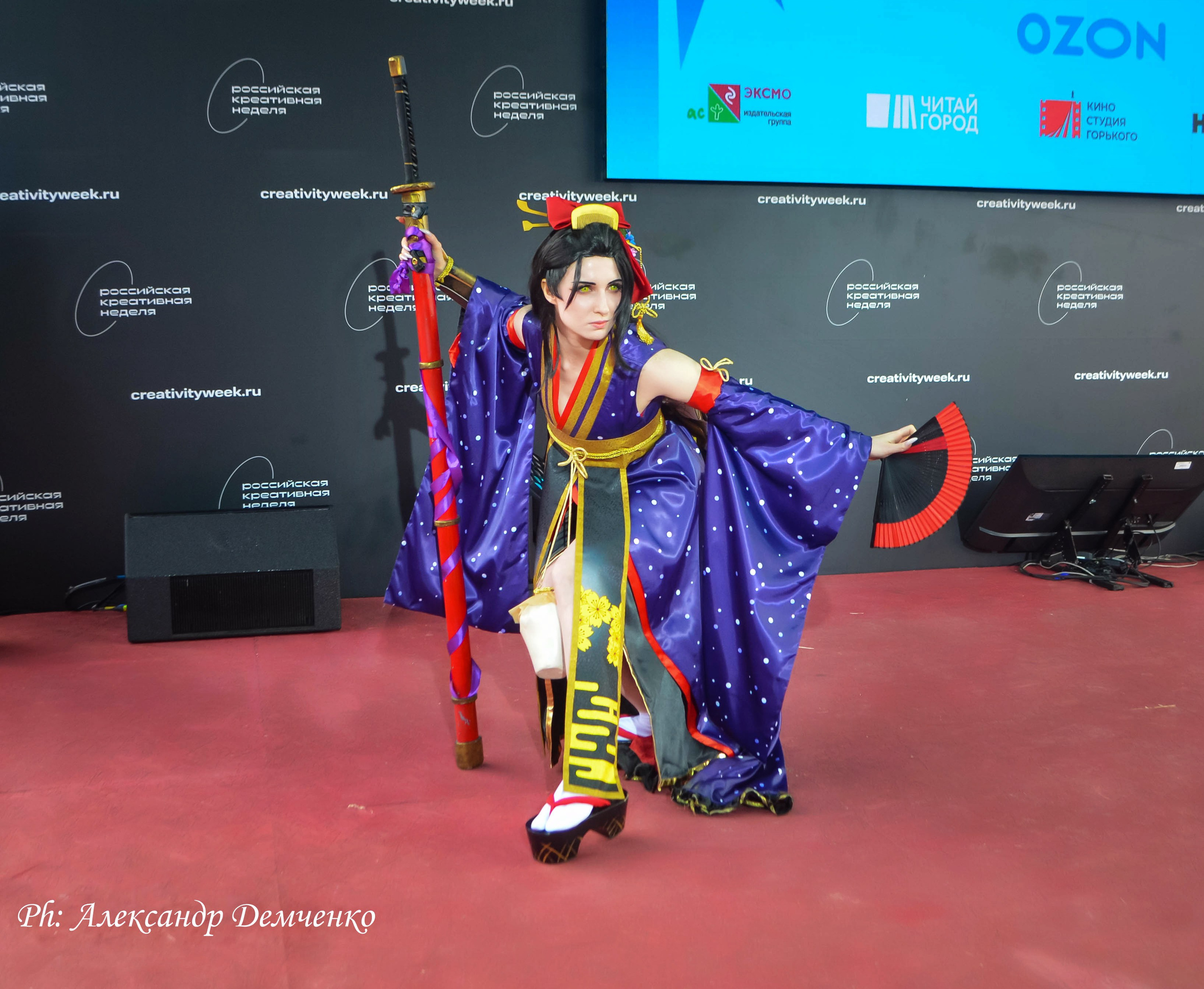 Фотосессия сцены в Москве на разных репортажных мероприятий