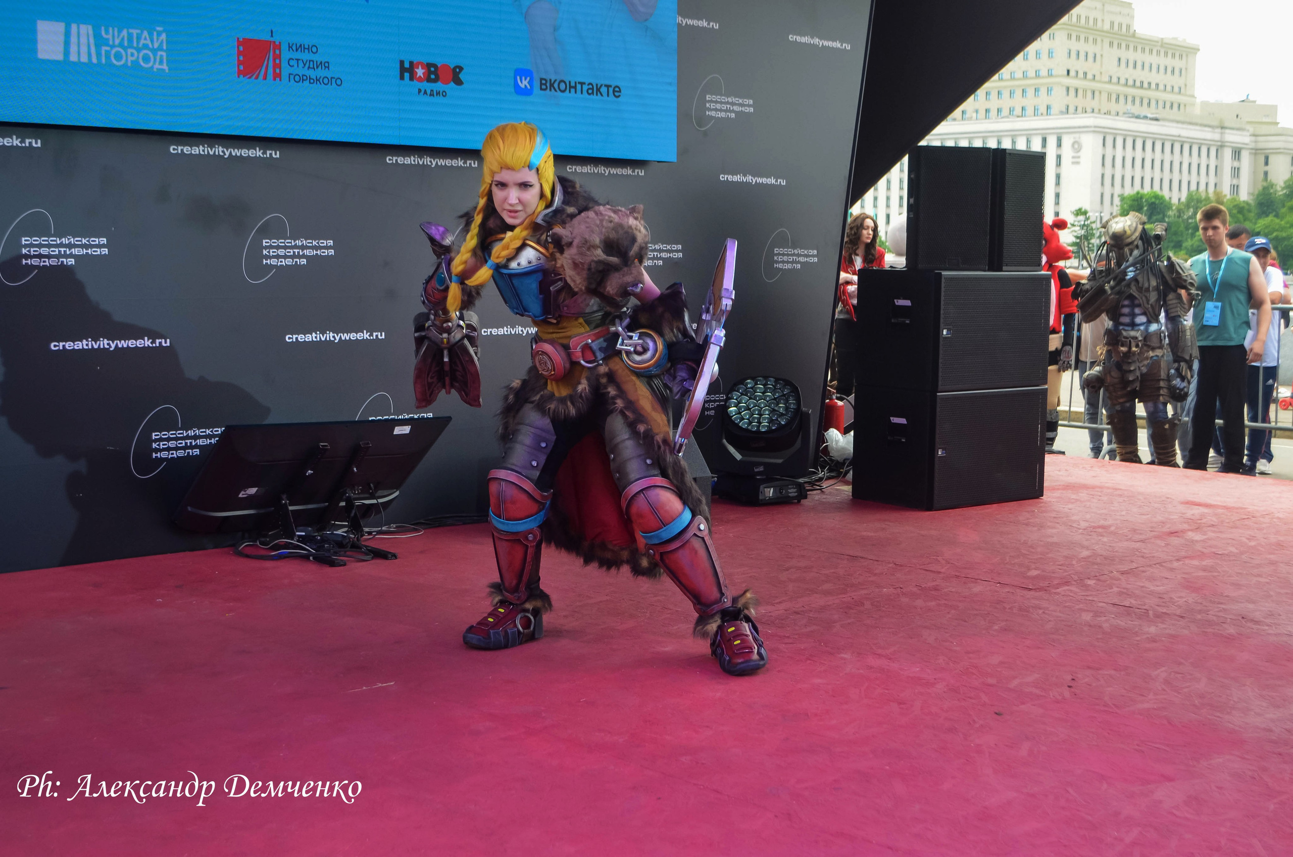 Фотосессия сцены в Москве на разных репортажных мероприятий