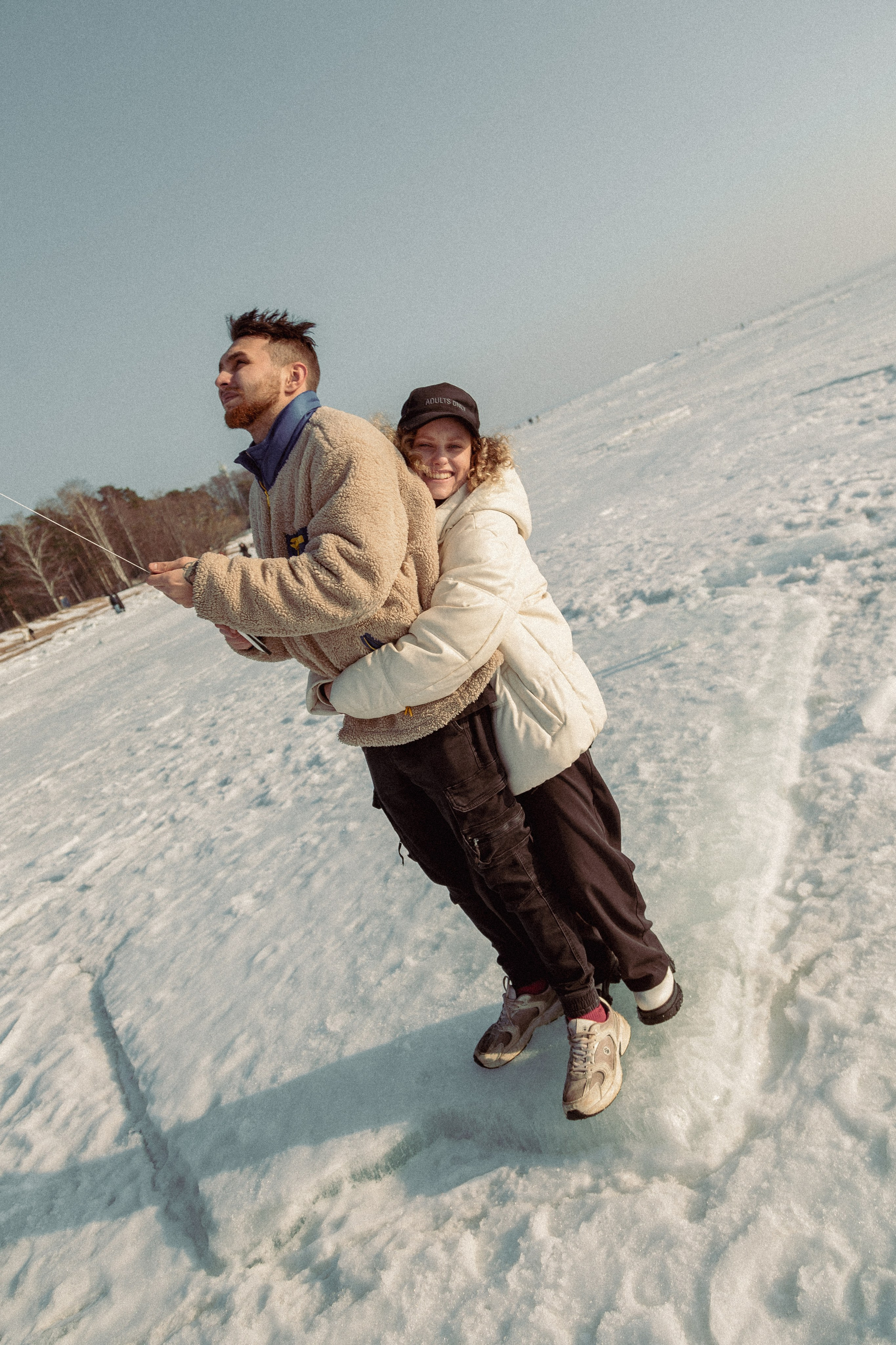 Зимняя фотосъемка пары: Андрея и Ани в Санкт-Петербурге