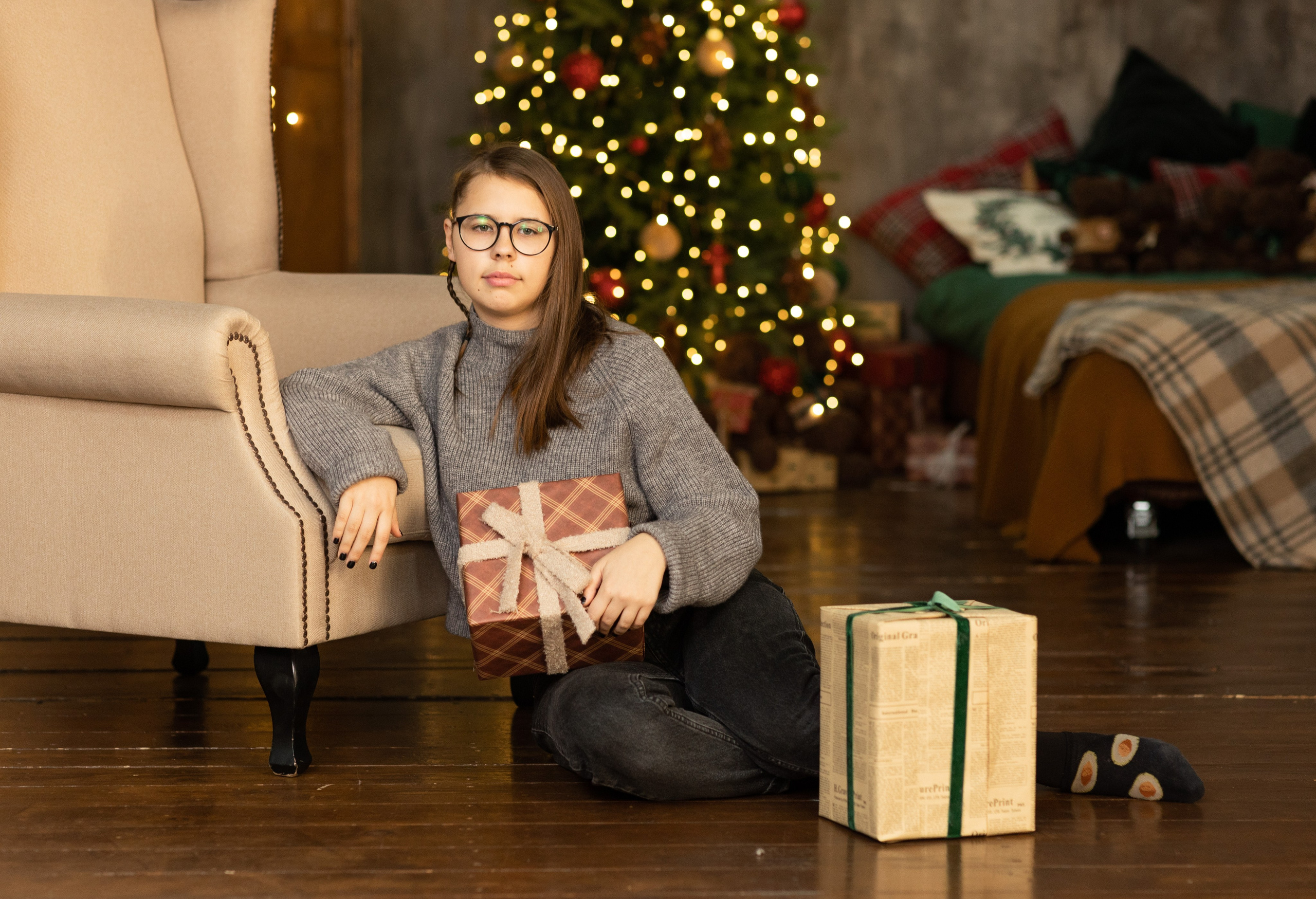 Новогодняя фотосессия 11Б. Семейный, детский, школьный фотограф в Благовещенске Яна Белоусова