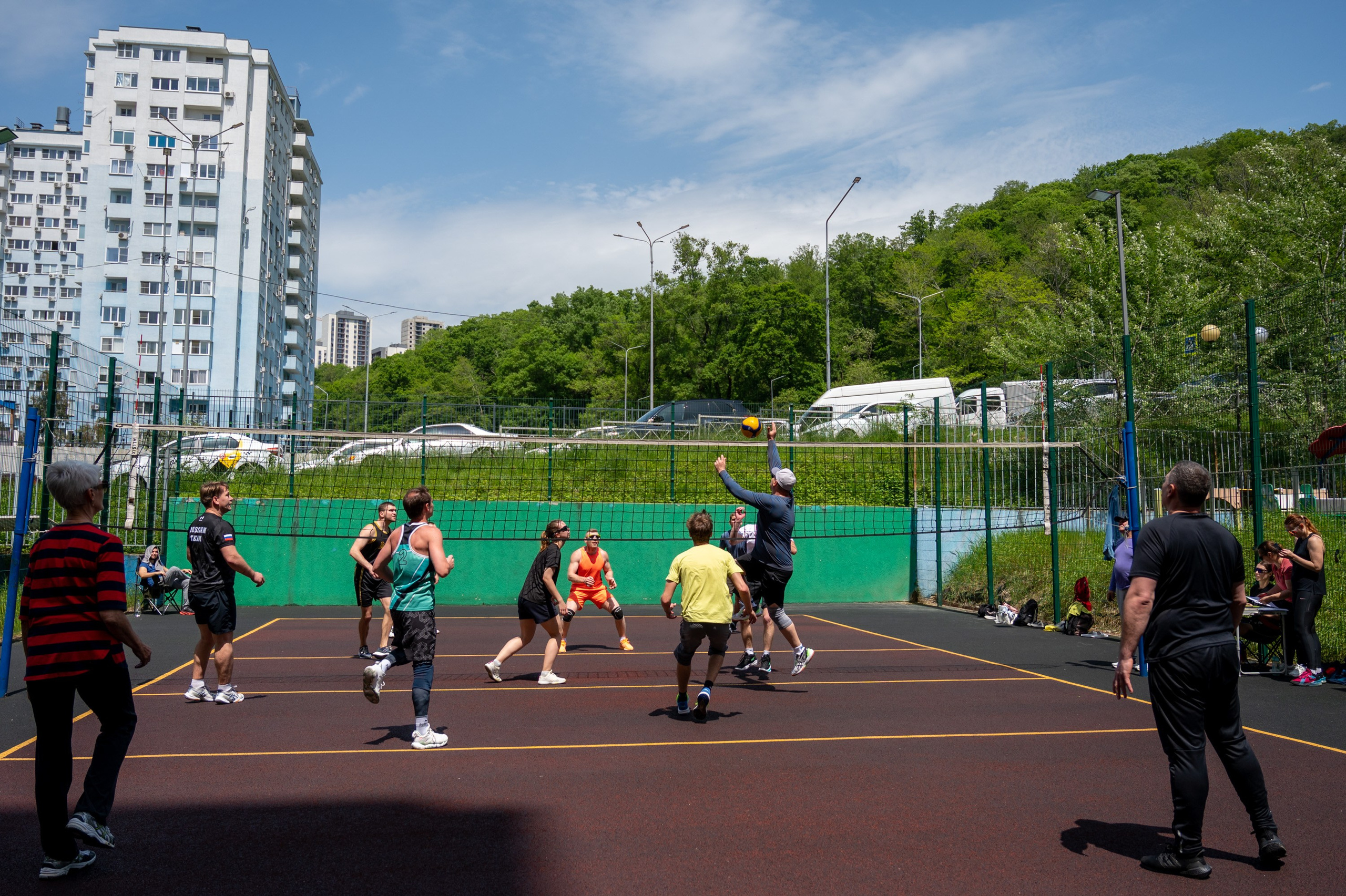 Турнир по Волейболу. Фотографирую счастливых людей в Сочи