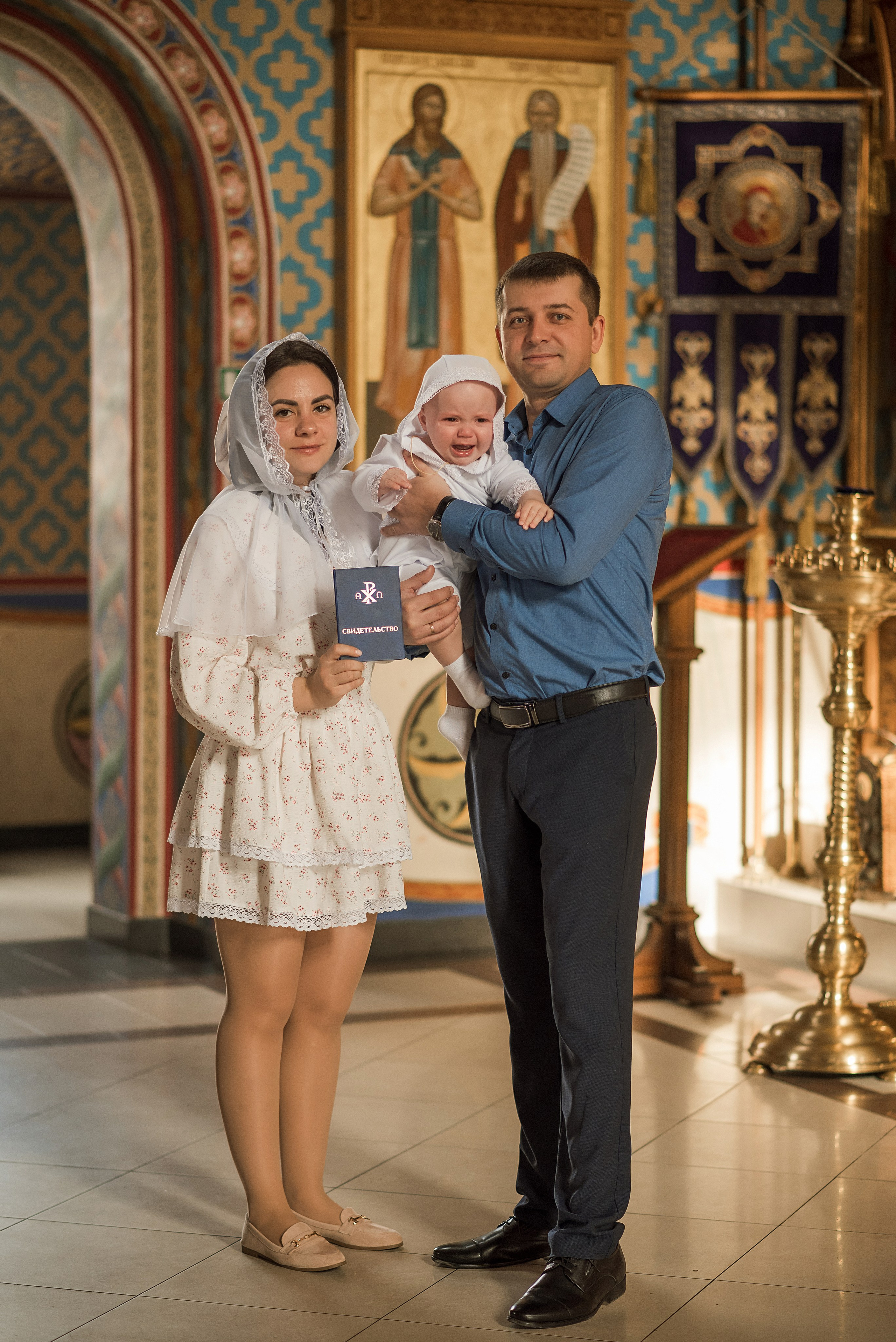 Таинство Крещения Ярослава. Свадебный и семейный фотограф в Ростове-на-Дону Алина Астахова
