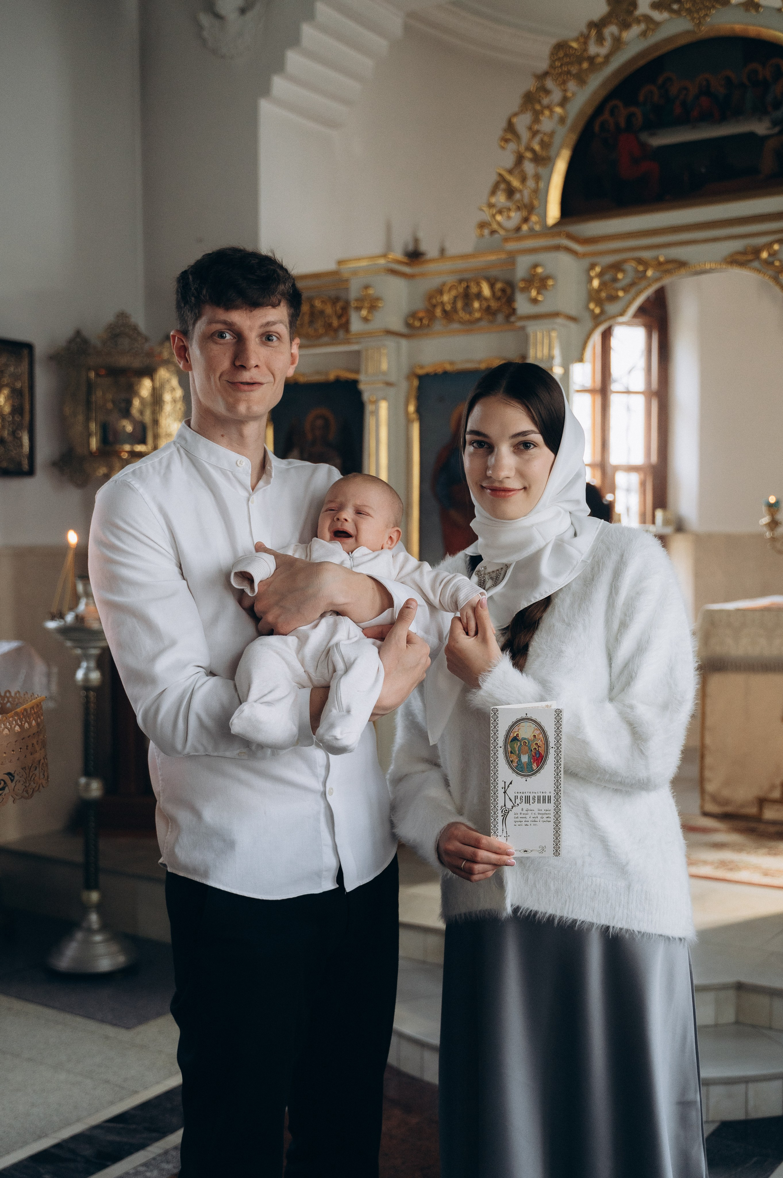 Крещение Артура (Храм Марии Магдалины). Семейный фотограф в Минске Дарья Дреко