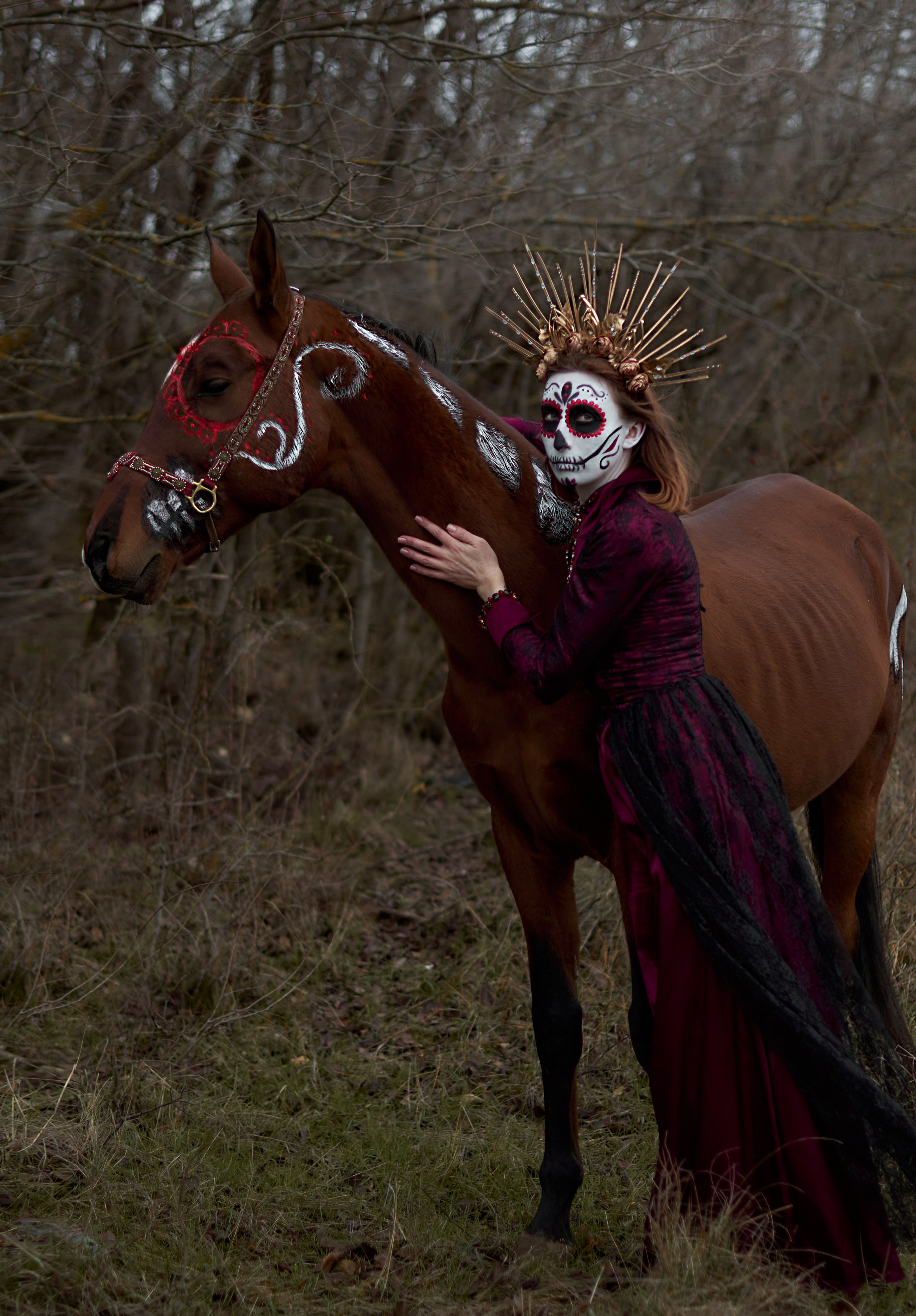 Фотосессия в стиле праздника El Día de Muertos. Фотограф в Севастополе