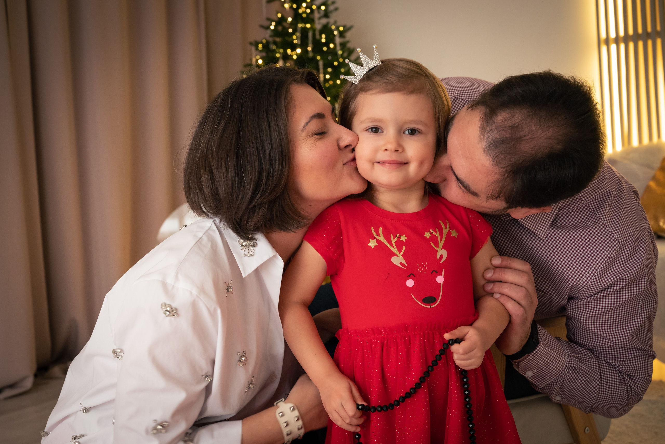 Новогодняя фотосессия для Анастасии и её прекрасной семьи. Фотограф Зеленоград Москва