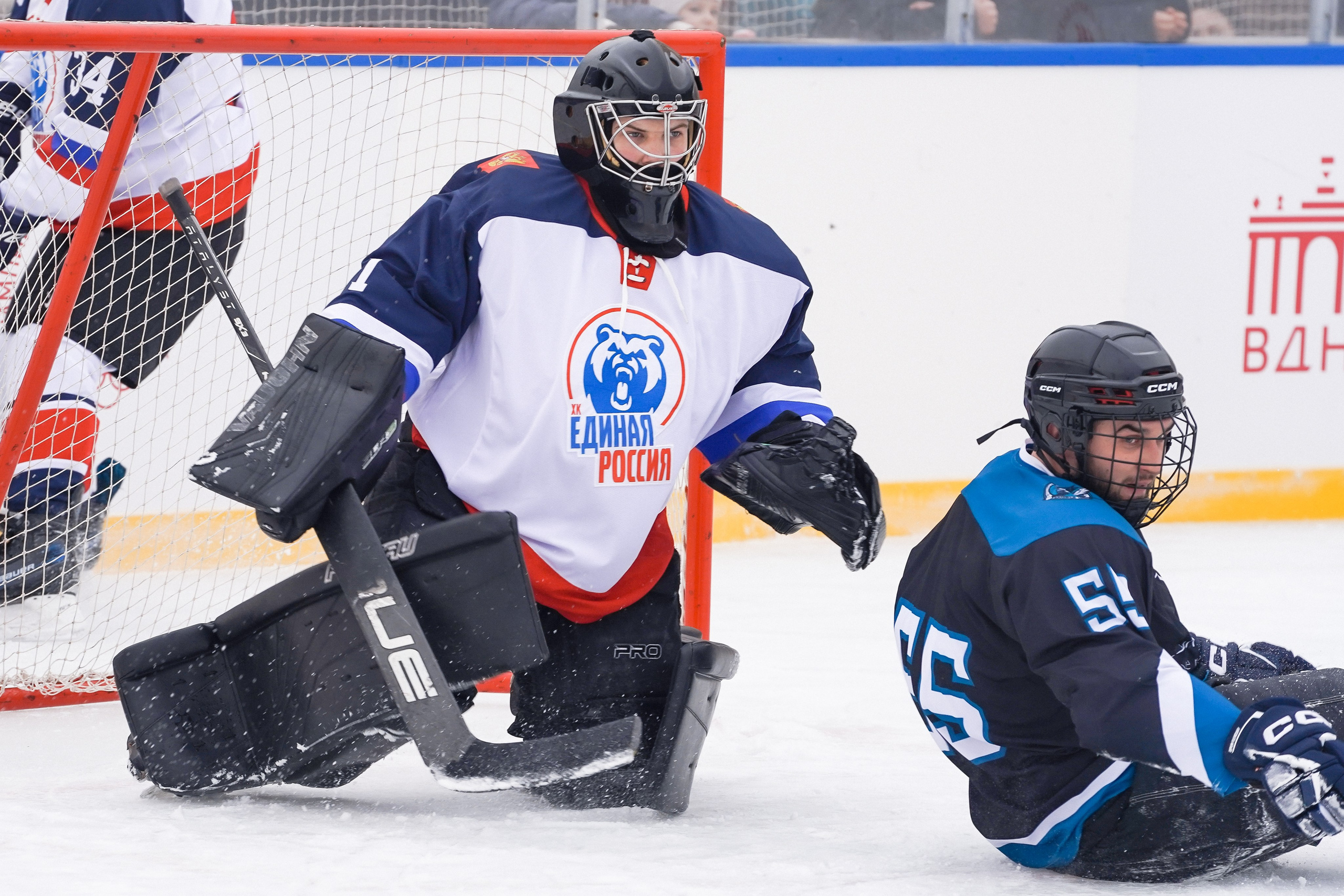 Хоккейный матч на ВДНХ. Анна, фотограф Москва, Зеленоград