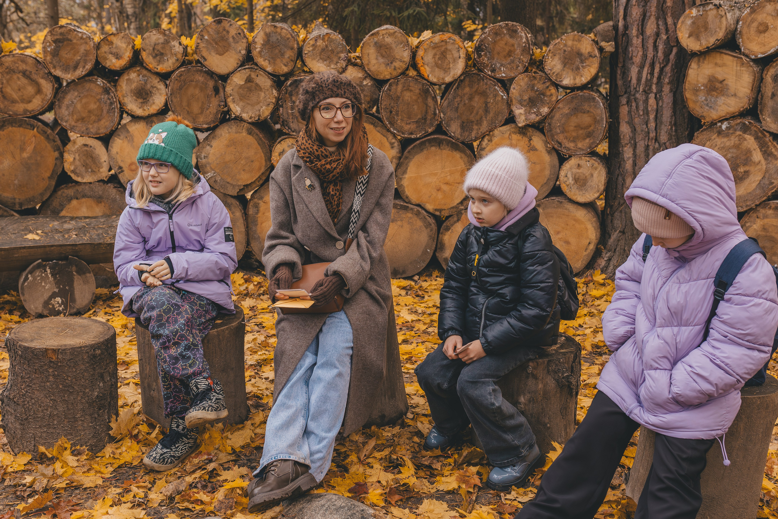 Репортаж школьной экскурсии. Семейный и женский фотограф в Москве Надежда Воробьева