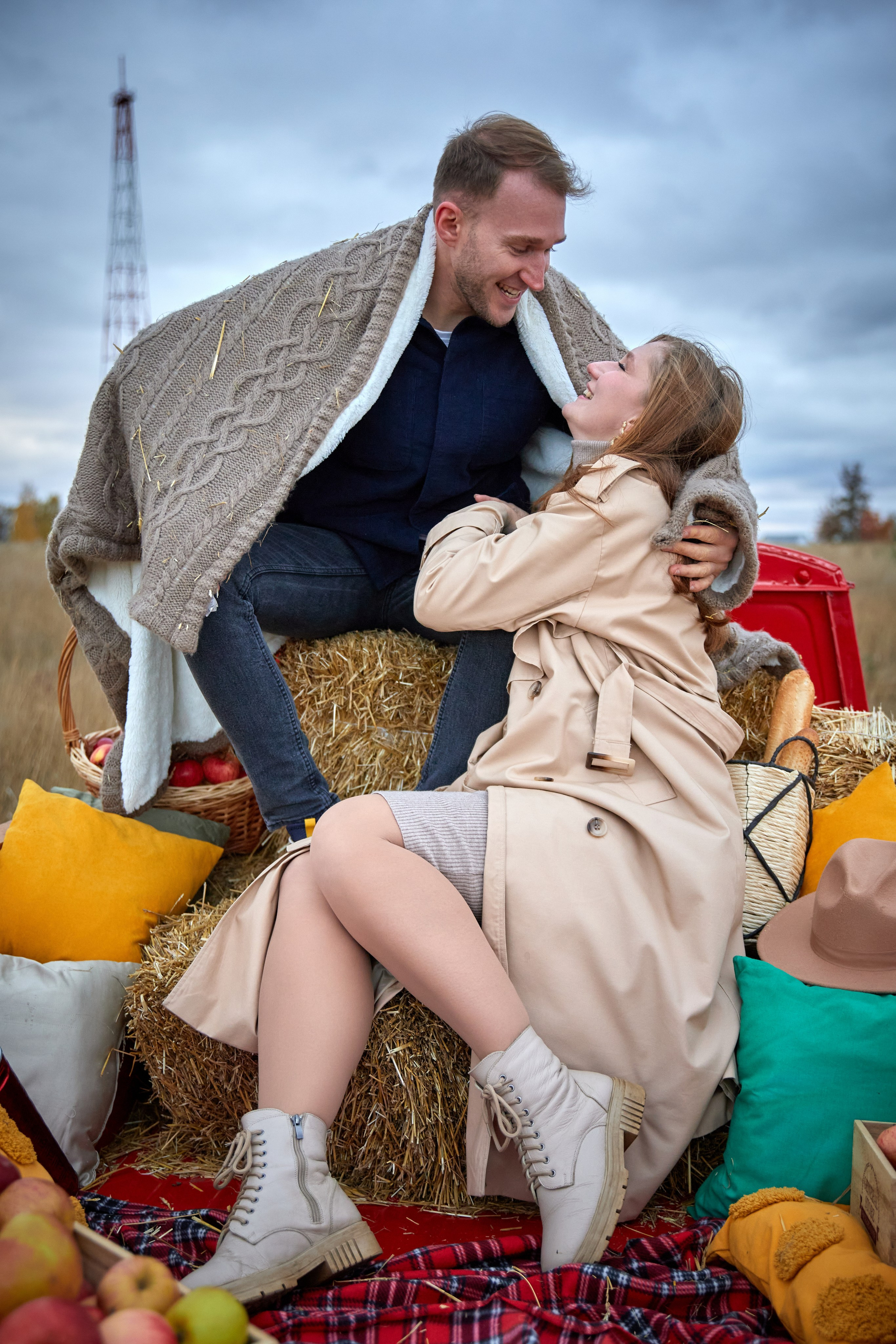 Осенняя с машиной. Фотограф в Самаре Анастасия Афанасьева