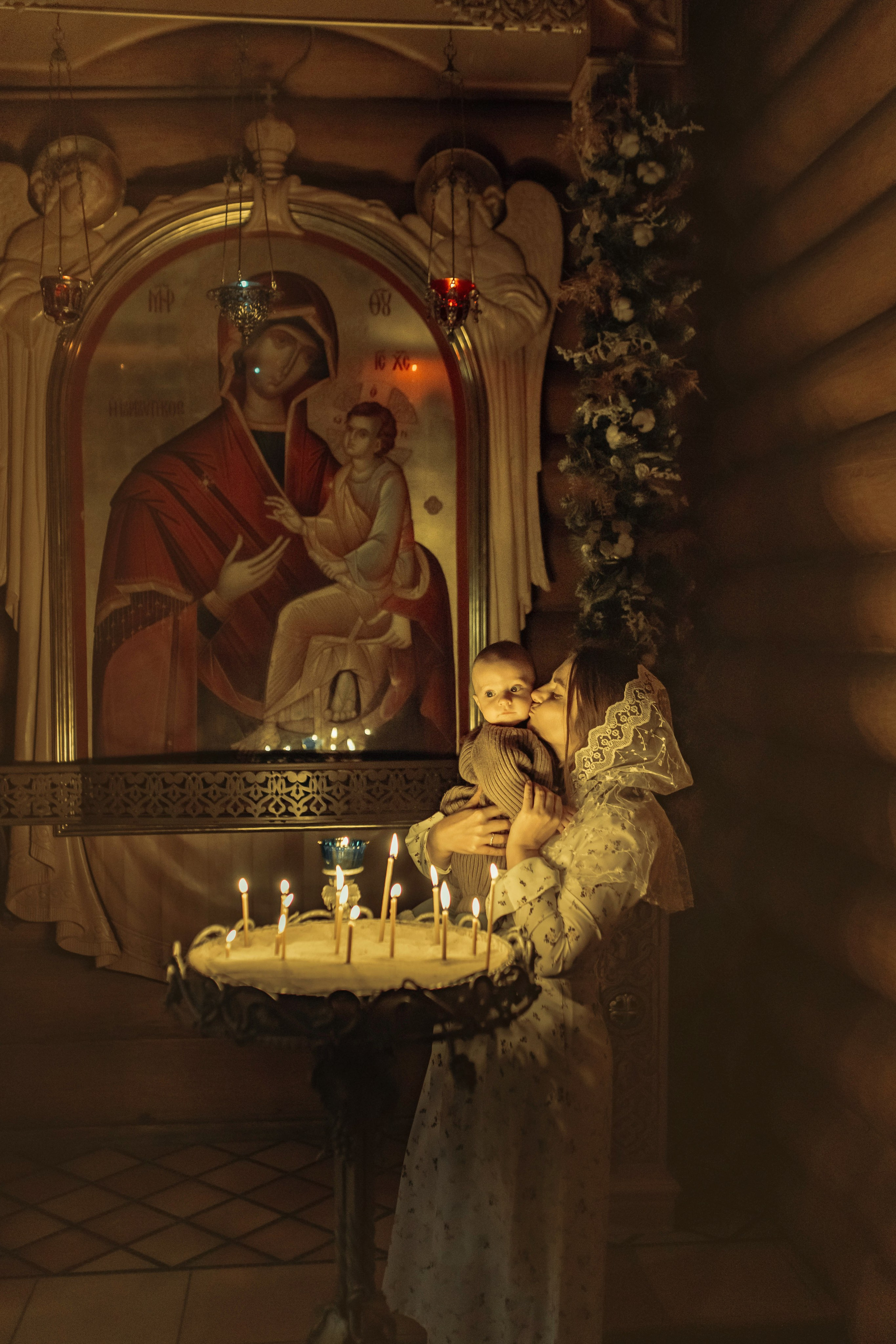 Крещение Матвея, храм Святой Троицы, декабрь 2025