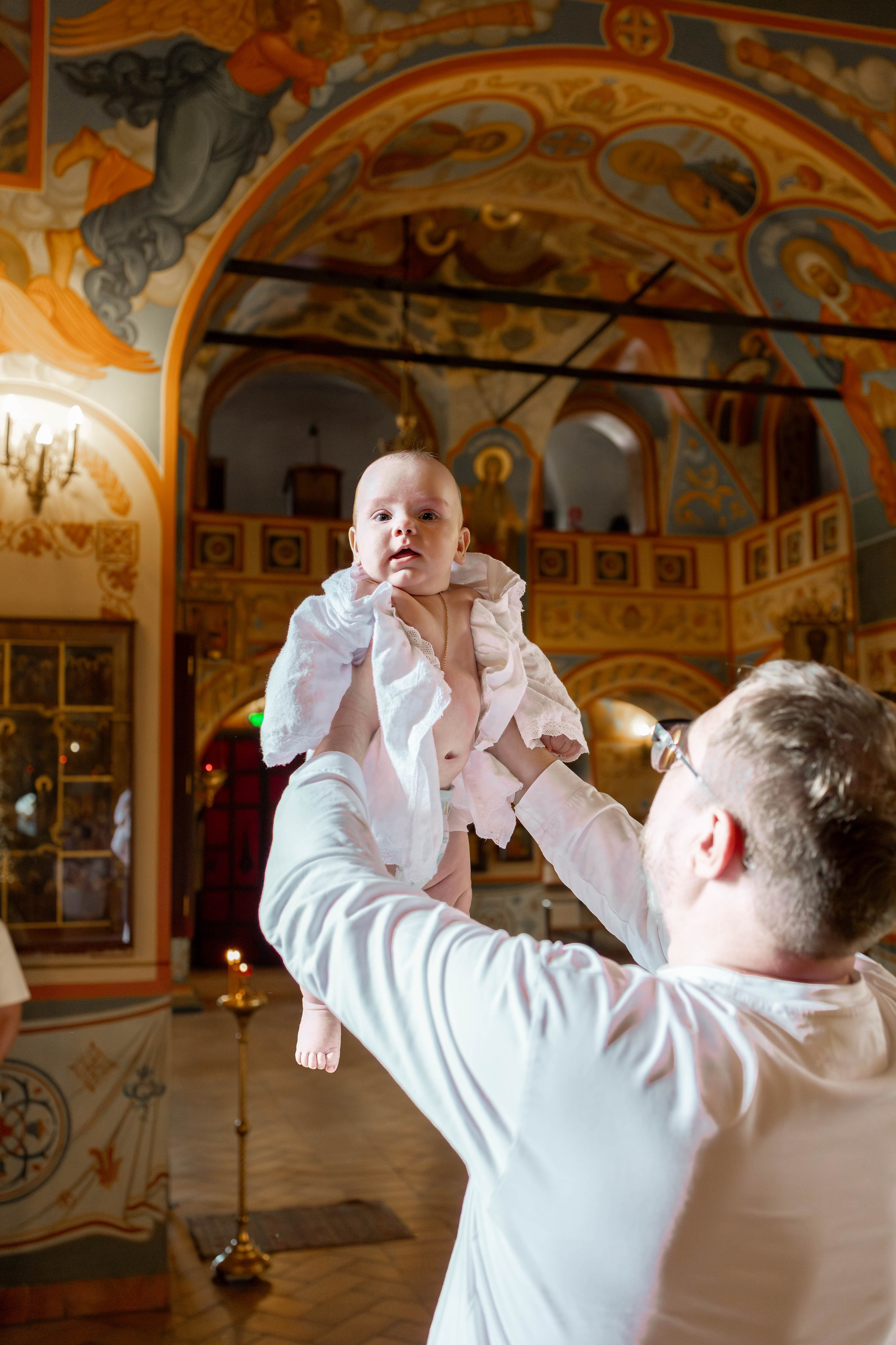 Таинство Крещения Евгения. Фотограф новорождённых Newborn Москва